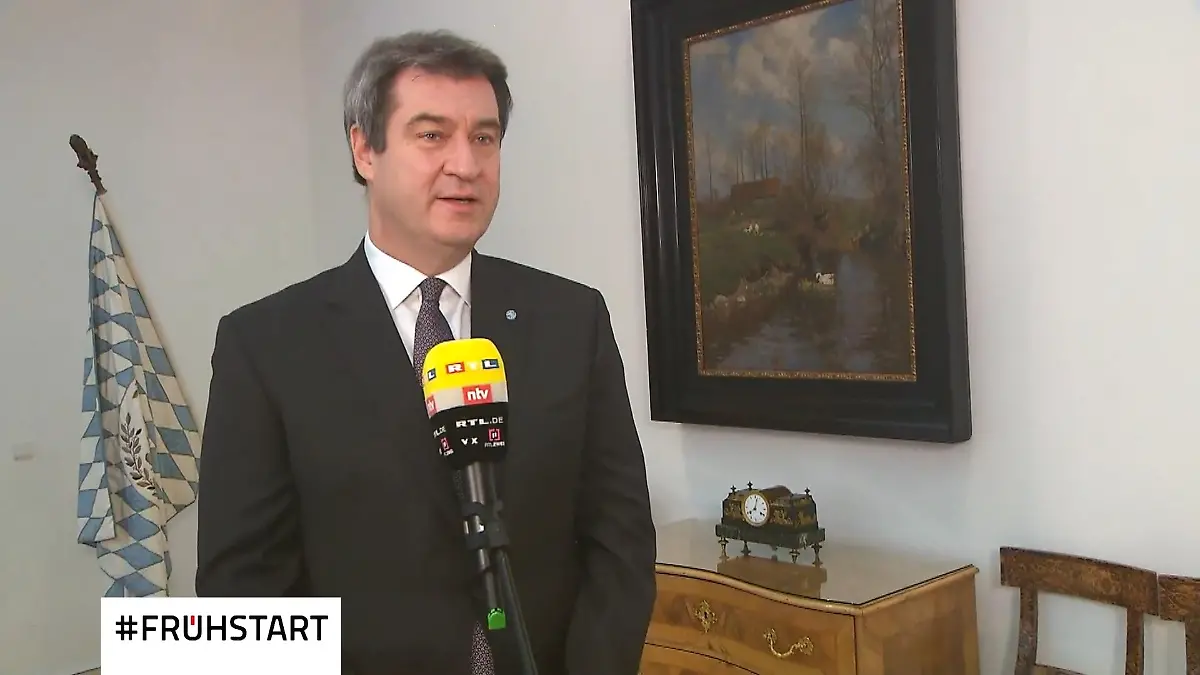 Söder: Lockerungen nur bei Inzidenzen unter 50 RTL/ntv Frühstart