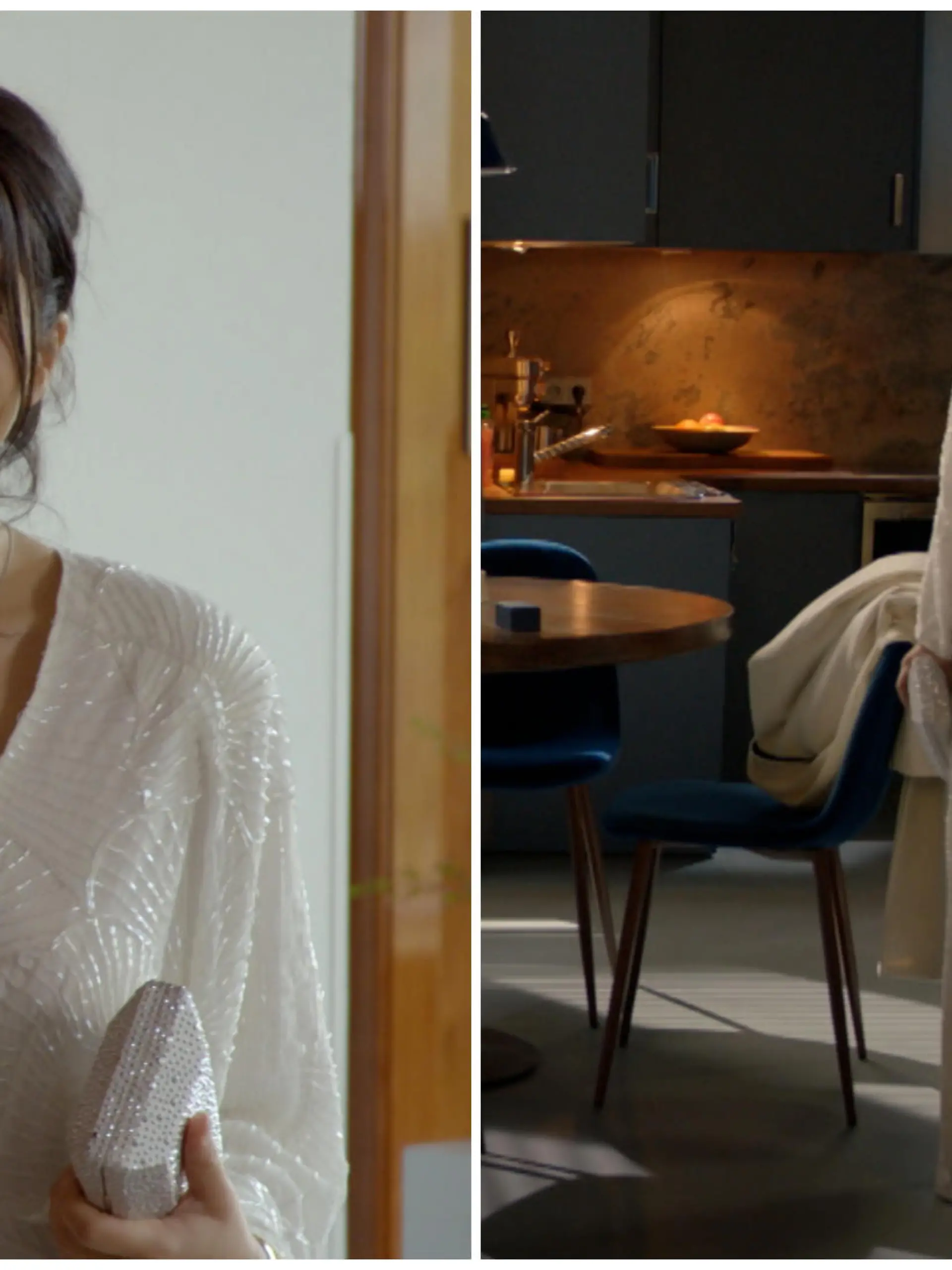 Laura in ihrem Hochzeitsjumpsuit