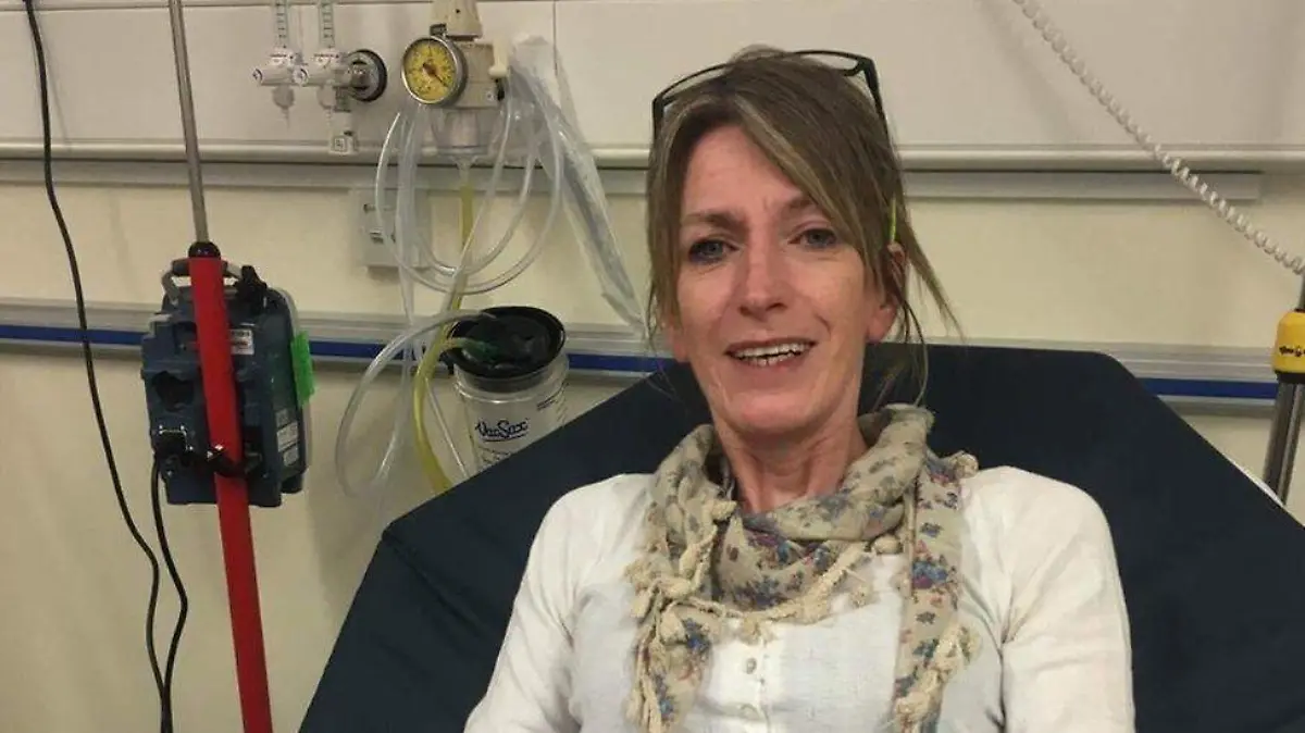 Janice Johnston im Krankenhaus