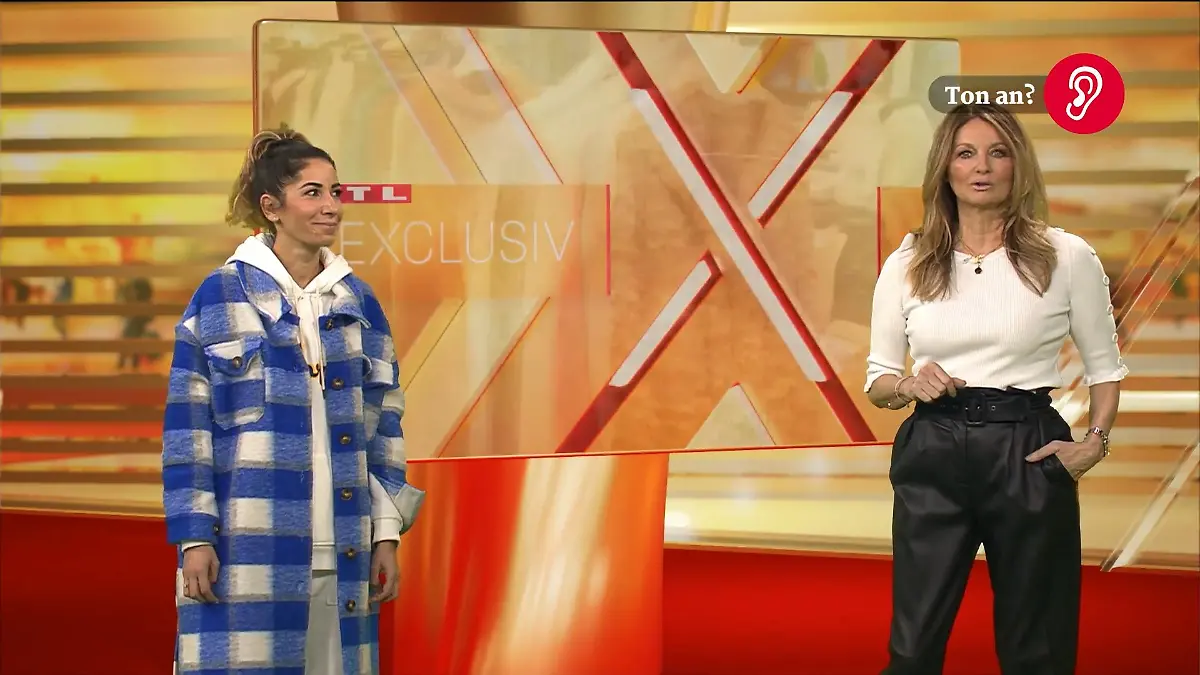 Frauke Ludowig zeigt Lockdown-Look „L im Lockdown"-Aktion von RTL