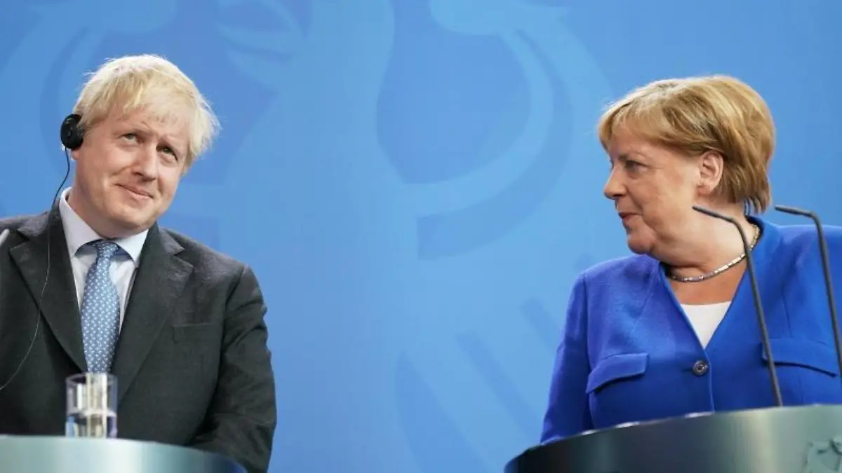 Britischer Premierminister Boris Johnson in Berlin