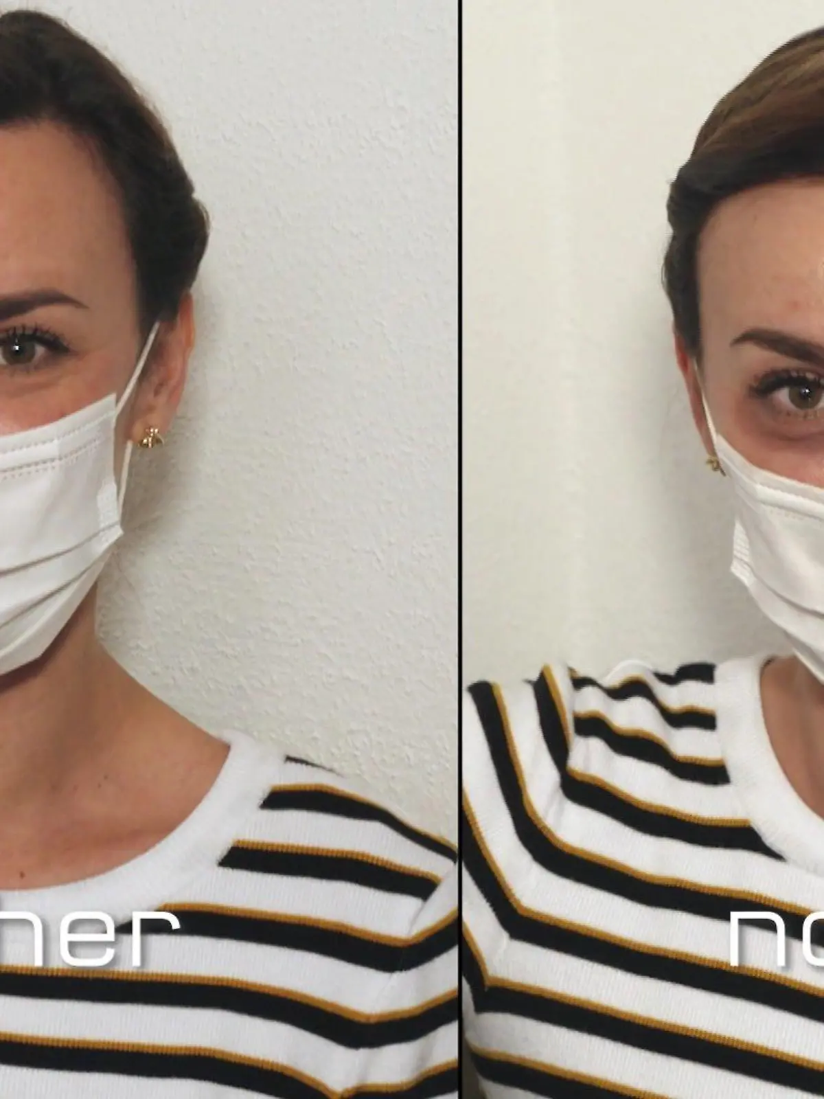 Claudia probiert den TikTok Trend "Grunge Look" aus und schminkt sich Augenringe ins Gesicht.