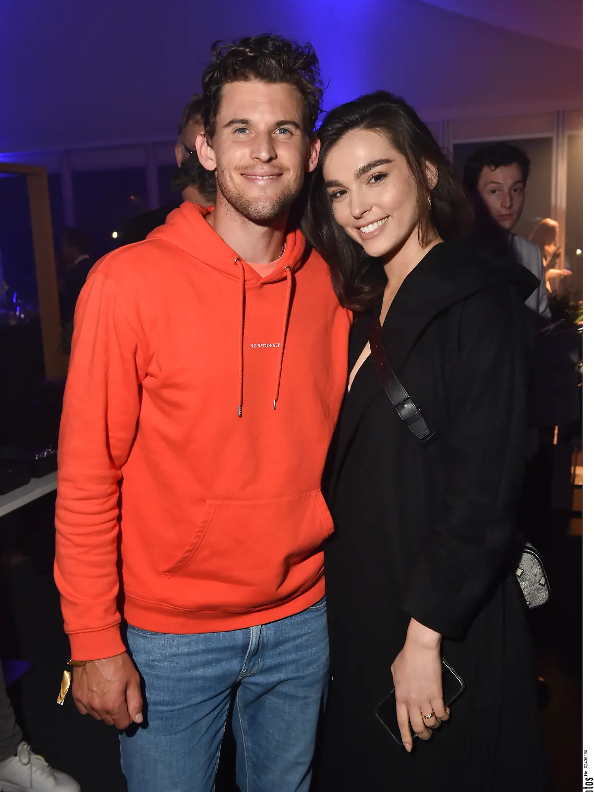 Dominic Thiem (Tennis) und Freundin Lili Paul-Roncalli
BMW Open Tennis by American Express - Players Night 2023 im MTTC Iphitos in München am 17.04.2023 
/ Foto: BrauerPhotos / G.Nitschke