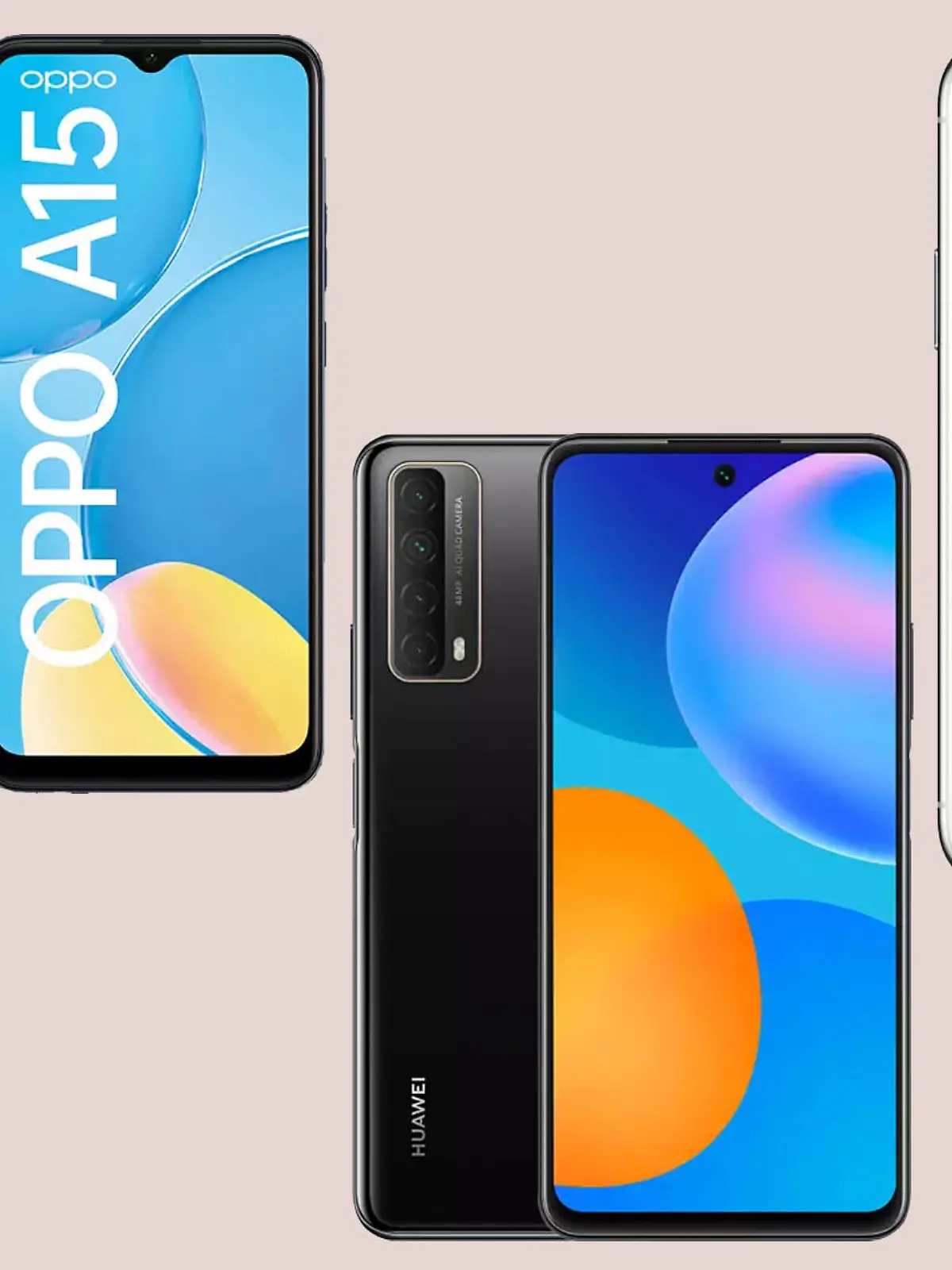 Smartphones von Vivo, Oppo, Huawei und Apple