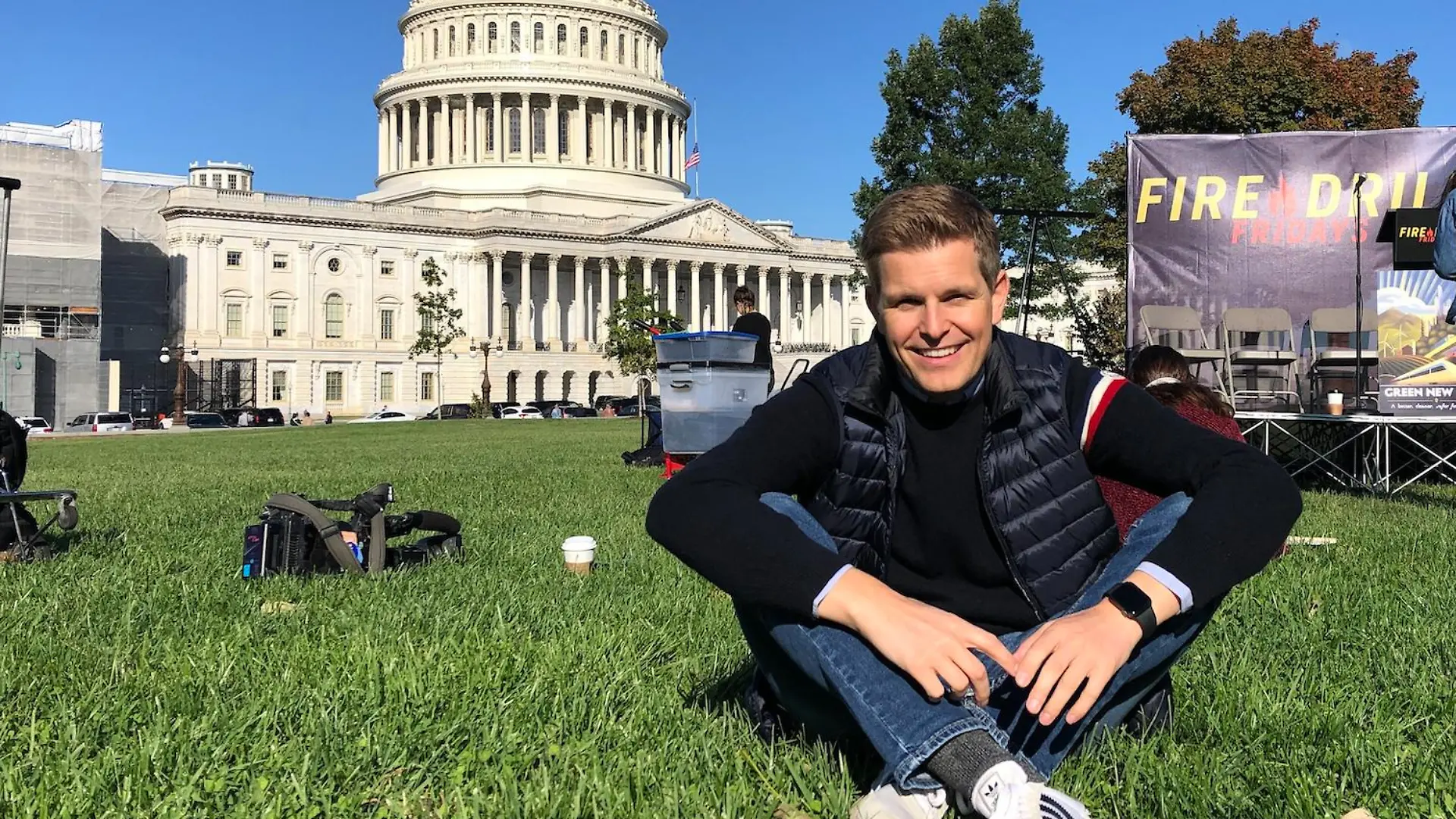 Dominik Maur, RTL-Reporter hier in Washington D.C.