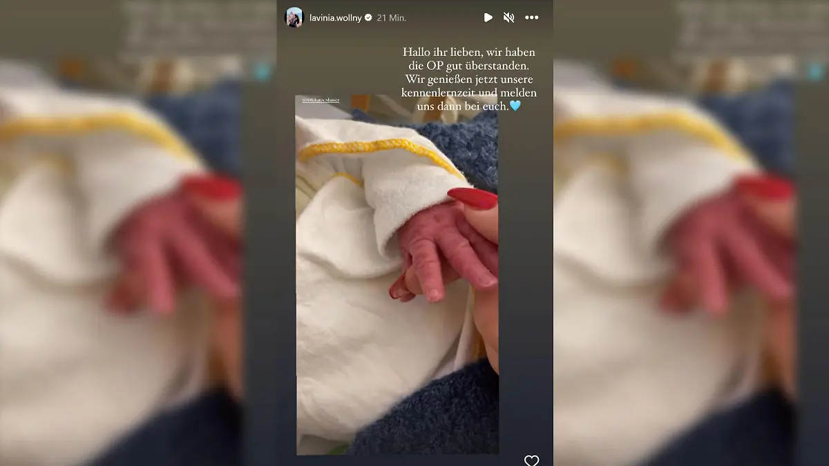 Das ist er, der neueste Zuwachs in der großen Wollny-Familie! Lavinia Wollny teilt gute Nachrichten rund um die Geburt ihres Sohnes.