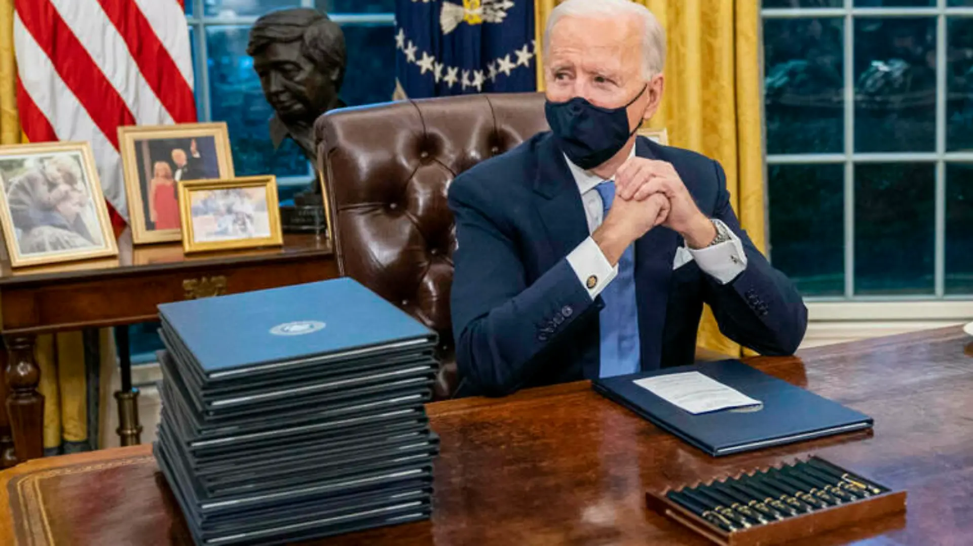 So erinnert Joe Biden im Oval Office an seinen toten Sohn