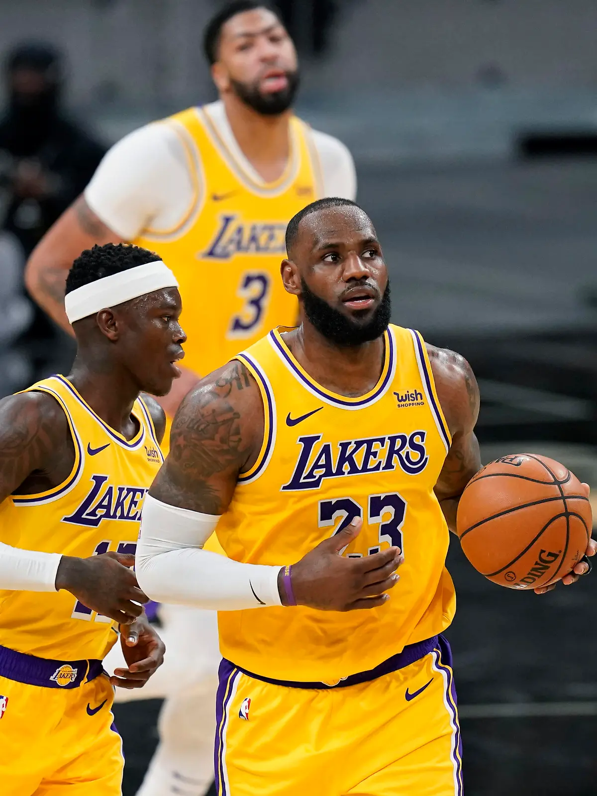 Dennis Schröder und LeBron James