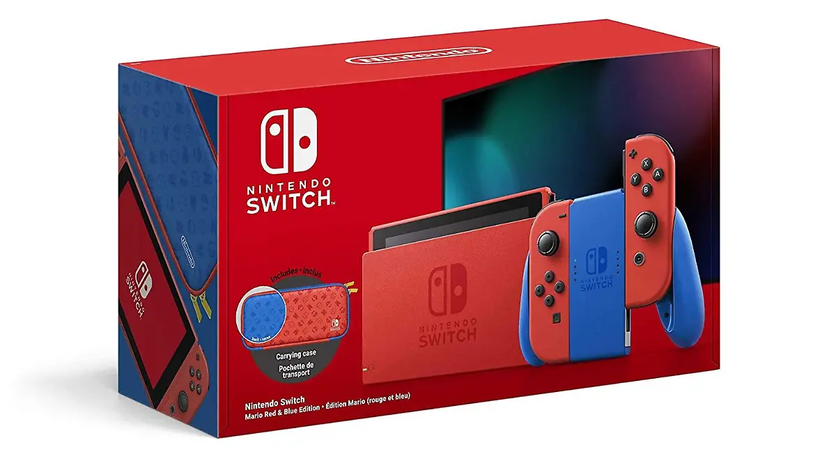 Nintendo Switch Mario Red & Blue Edition