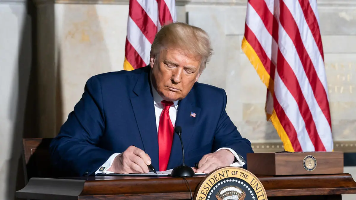 Donald Trump hinterließ eine Notiz für Joe Biden im Weißen Haus