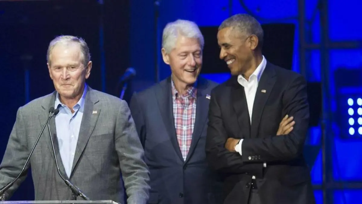 Clinton, Bush, Obama: Die Ex-Präsidenten stärken Joe Biden den Rücken