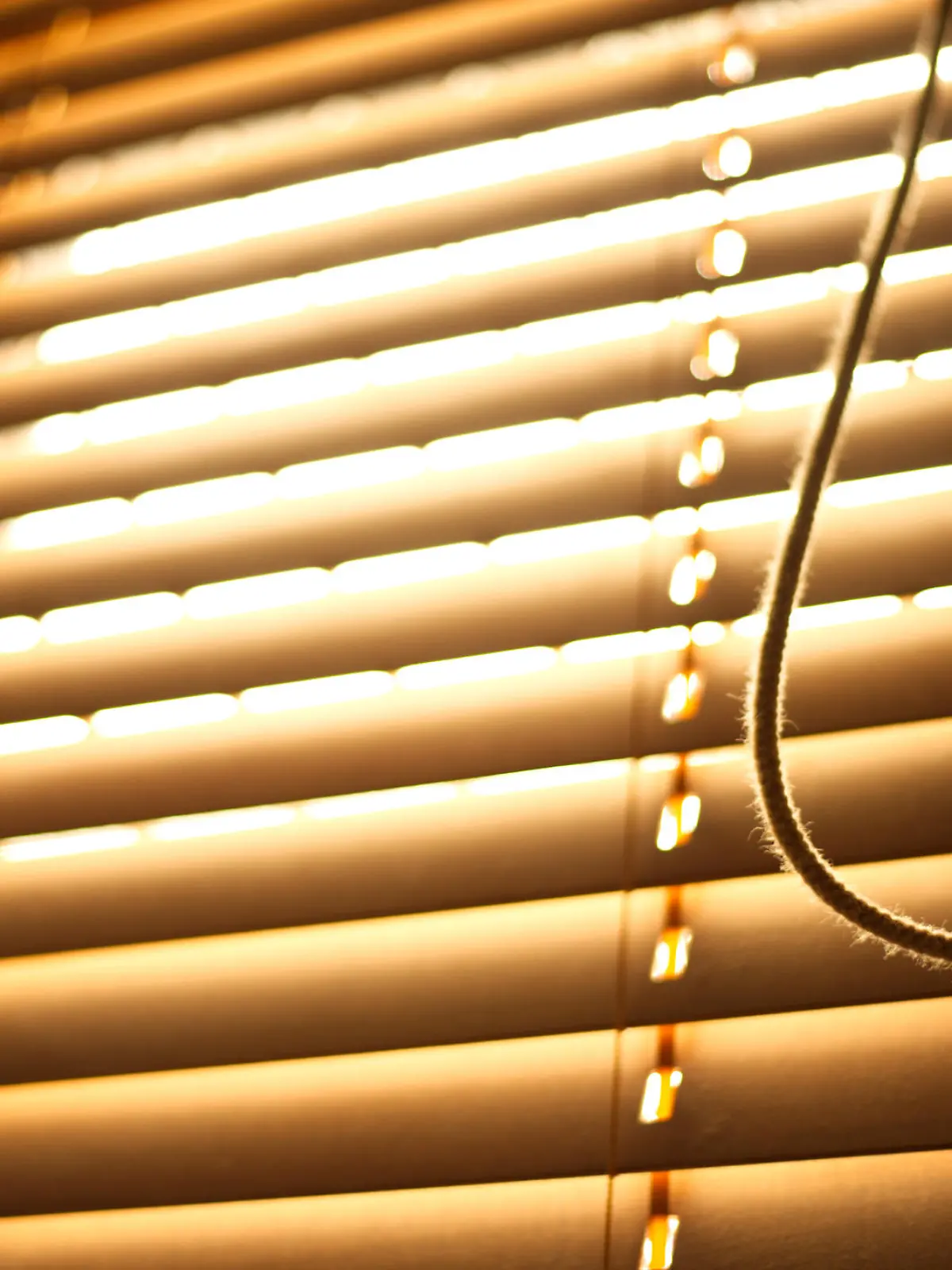 Fensterrolladen mit Rolladenschnur