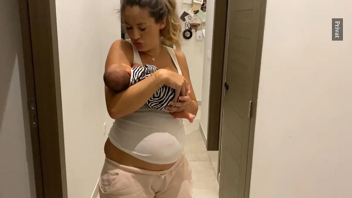 Fiona Erdmann redet über ihren After-Baby-Body Menschen halten sie noch für schwanger