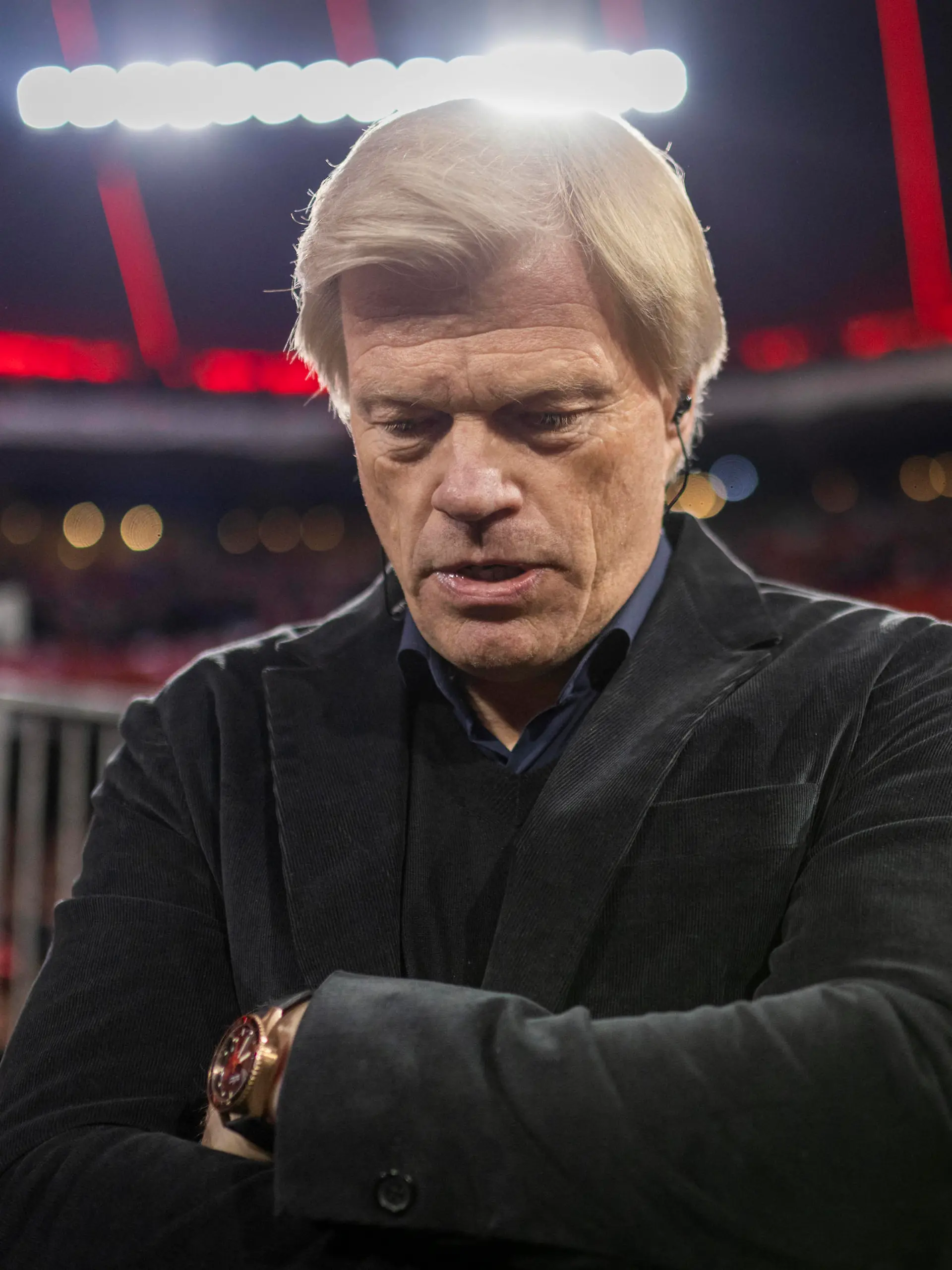 Munic, Germany. 19th Apr, 2023. Manager Oliver Kahn Muenchen FC Bayern München - Manchester City UEFA Champions League 19.04.2023 *** Munic, Germany 19th Apr, 2023 Manager Oliver Kahn Muenchen FC Bayern Munich Manchester City UEFA Champions League 19 04 2023