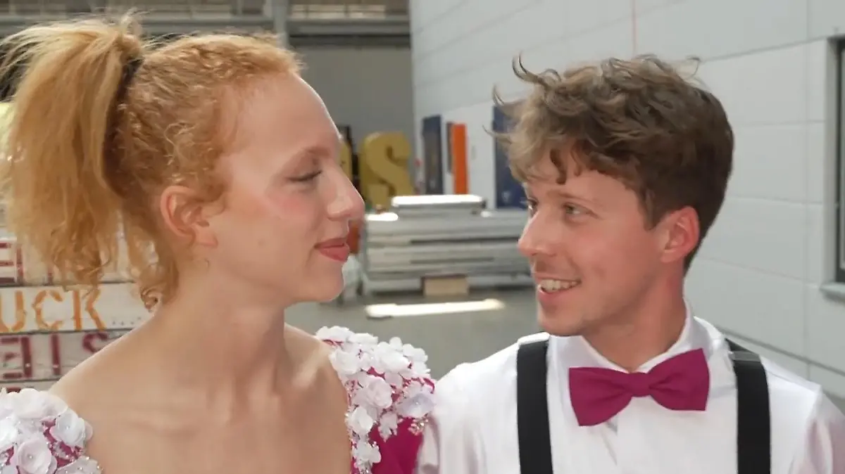 Der "Salsa-thon" kann kommen! Model Anna Ermakova und Profitänzer Valentin Lusin sind bereit für die große "Let's Dance"-Premiere