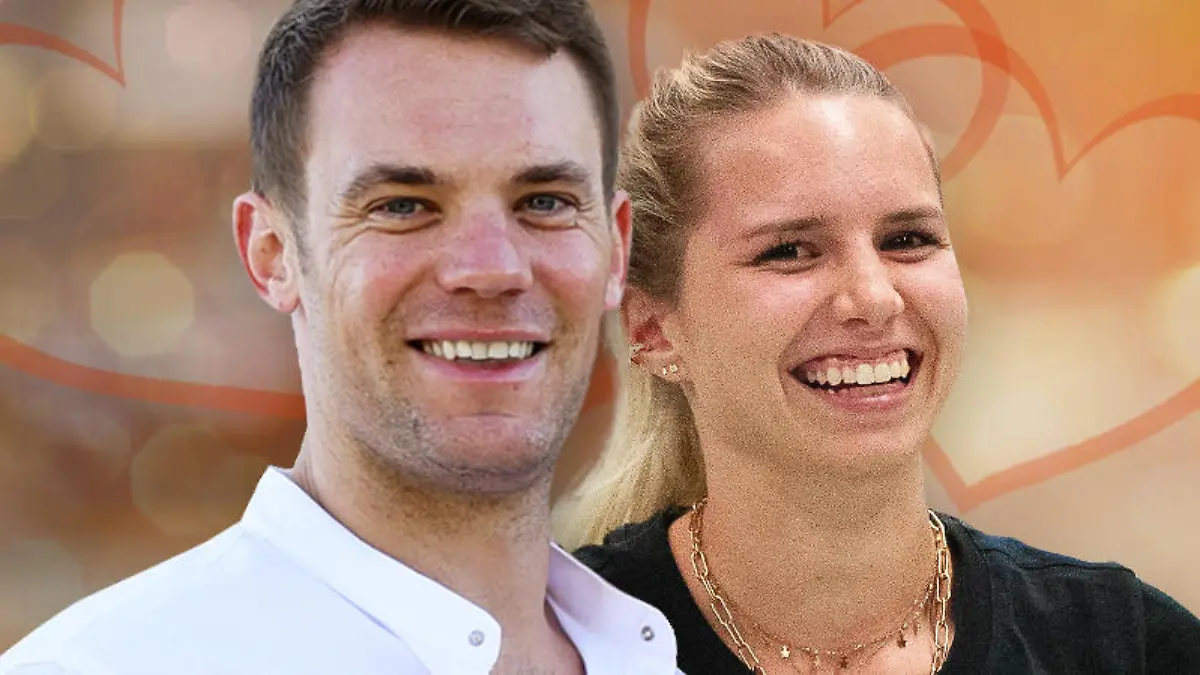 Manuel Neuer und Anika Bissel