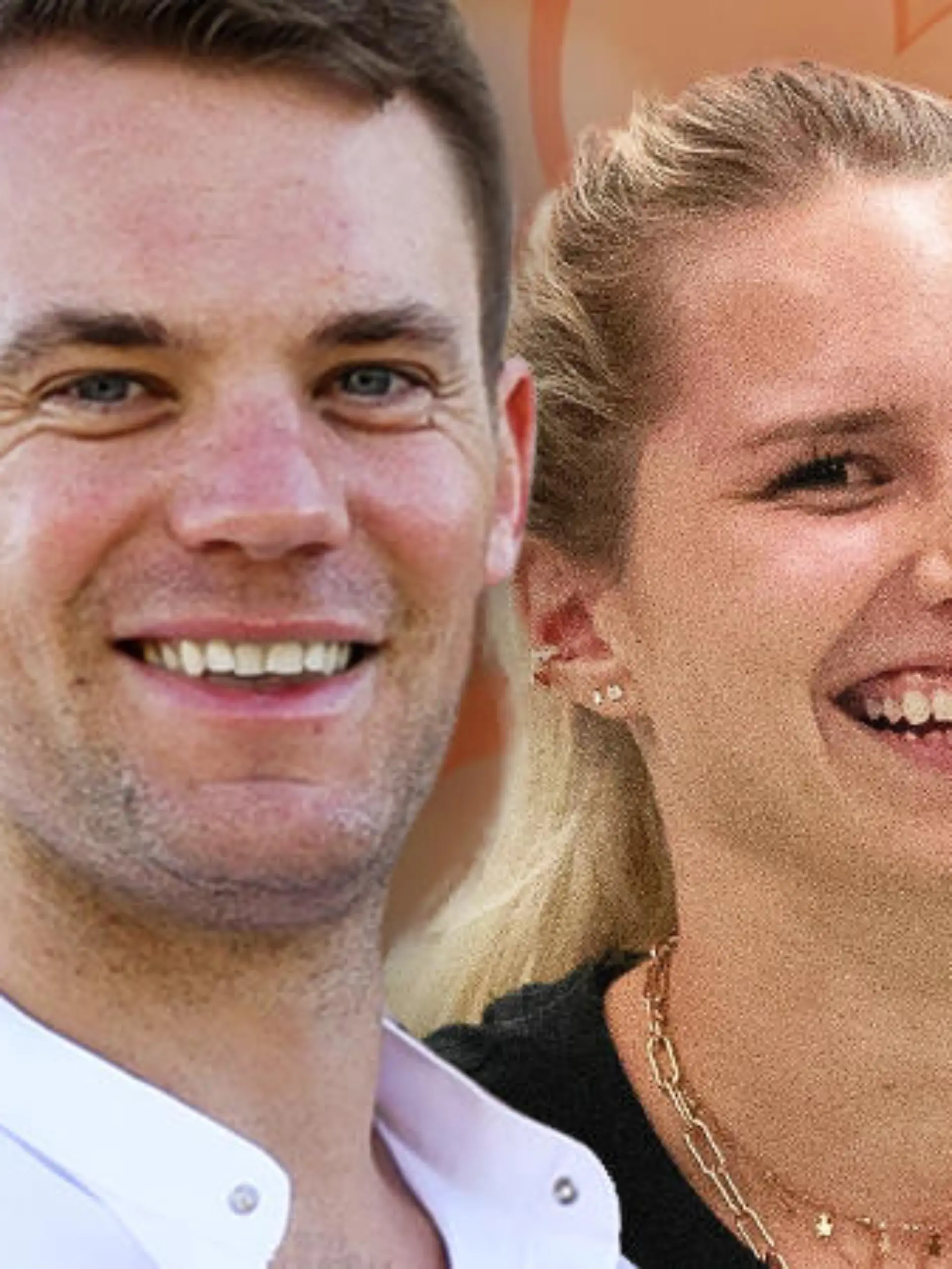 Manuel Neuer und Anika Bissel