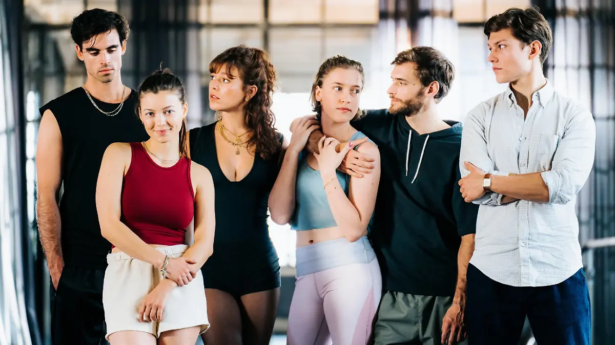 "Even Closer - hautnah": V.l.: Ben (Hans Gurbig), Feli (Vivien König), Klara (Maéva Marie Mathilde Roth), Lucie (Mareike Zwahr), Nils (Vinzenz Wagner) und Jonas (Lion Wasczyk)