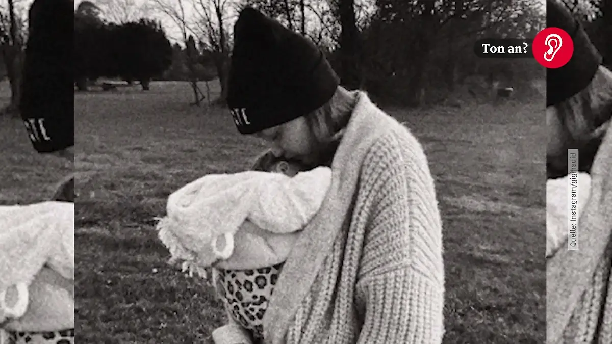 Gigi Hadid postet erste Bilder mit ihrer Tochter Vor zwei Monaten kam die Kleine zur Welt