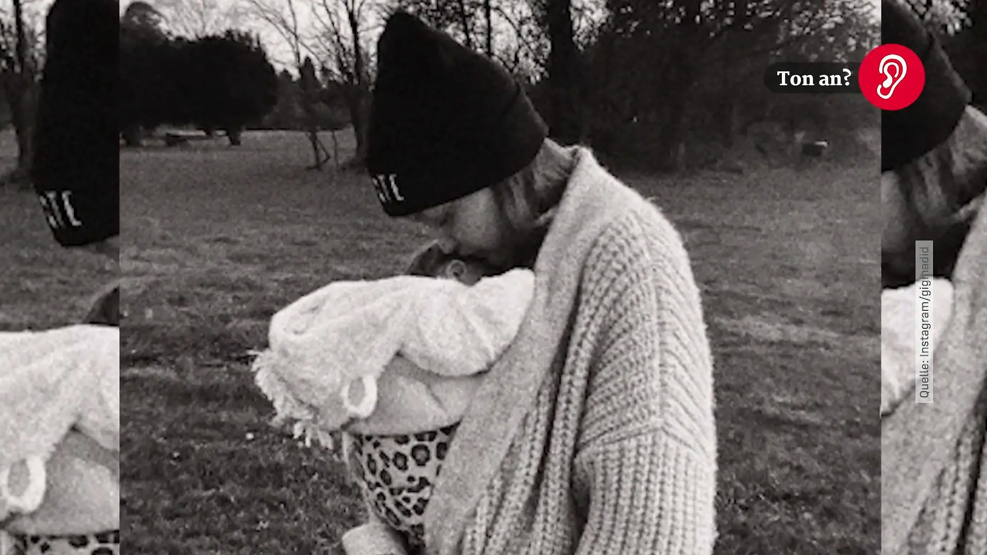 Gigi Hadid postet erste Bilder mit ihrer Tochter Vor zwei Monaten kam die Kleine zur Welt