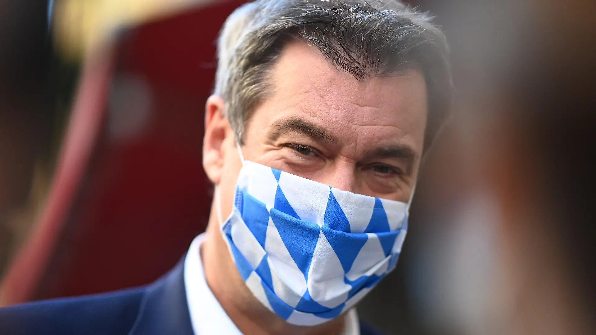ARCHIV - 30.09.2020, Berlin: Bayerns Ministerpräsident Markus Söder (CSU), kommt zu der Vorstellung des Buches «Der Machtmenschliche - Armin Laschet. Die Biografie». Söder (CSU) ist am Samstag (ab 10.30 Uhr) Gastredner beim ersten digitalen Neujahrsempfang der nordrhein-westfälischen CDU. Foto: Britta Pedersen/dpa-Zentralbild/dpa +++ dpa-Bildfunk +++