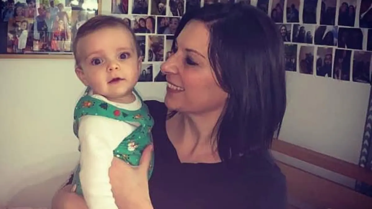 Jack mit seiner Mutter Bonny Saunders