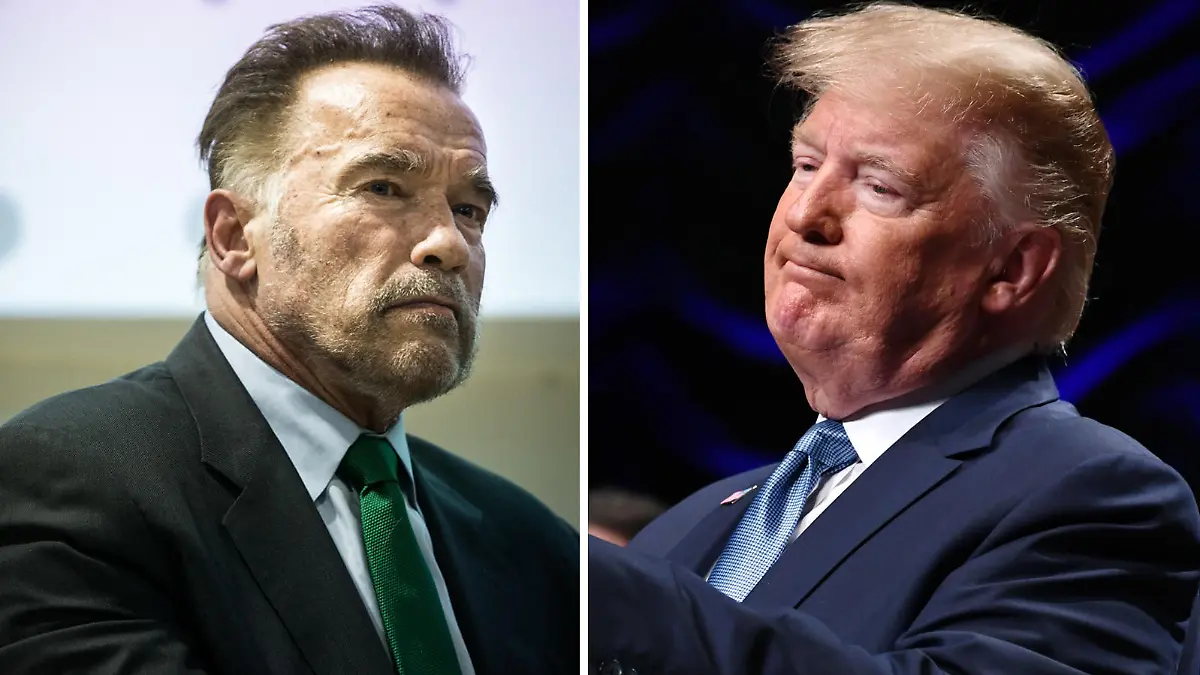 "Er ist gestorben", behauptet Donald Trump über Arnold Schwarzenegger. Doch dem geht's gut. Was steckt hinter den Fake News?
