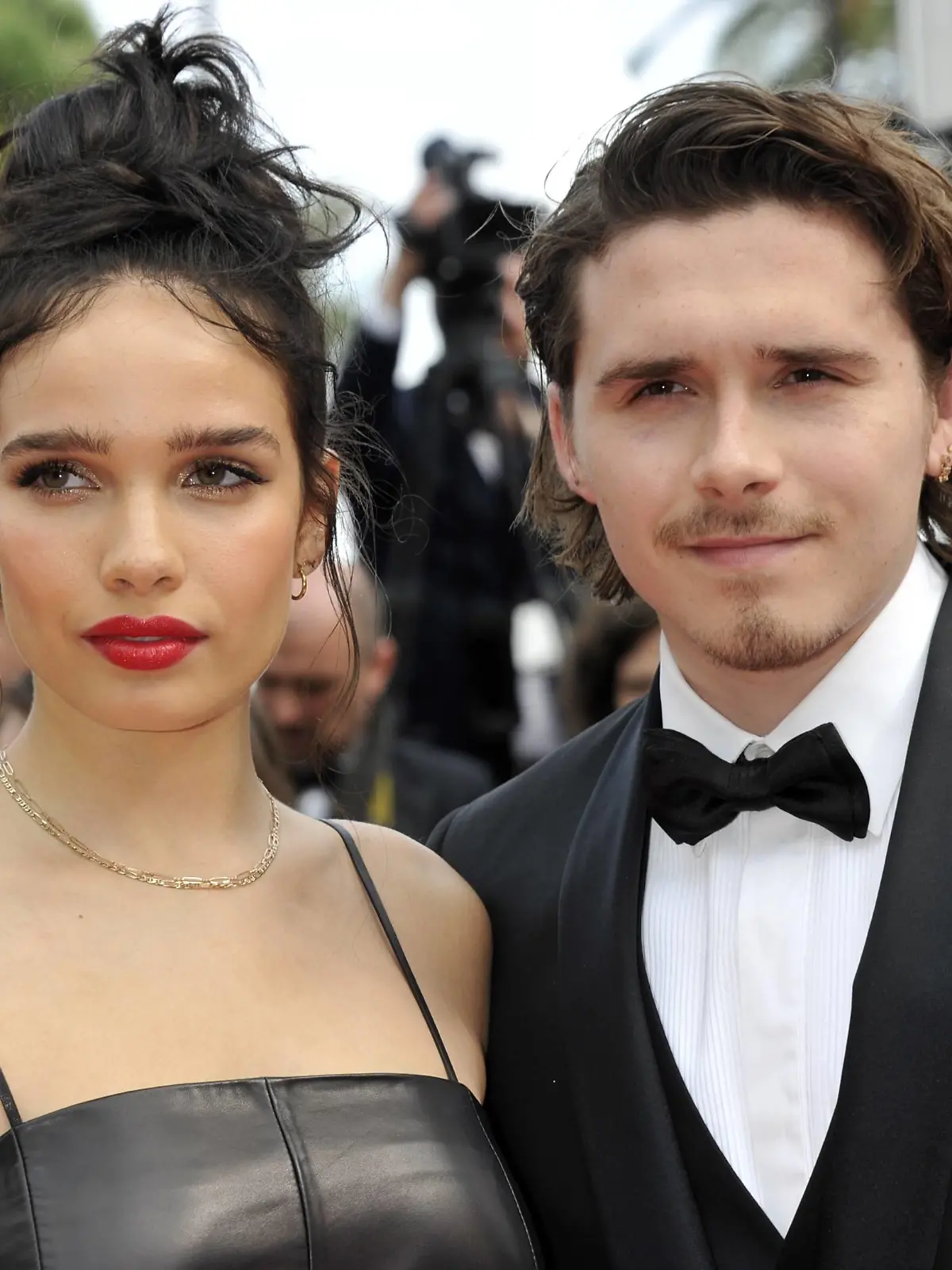 72nd Cannes Film Festival 2019, Red carpet film Once upon a time in Hollywood Pictured Brooklyn Beckham and Hana Cross PUBLICATIONxINxGERxAUTxONLY Copyright: xCamillaxMorandi/Cannesx/xIPAx/xCamillaxMorandi/Cannesx2019x  