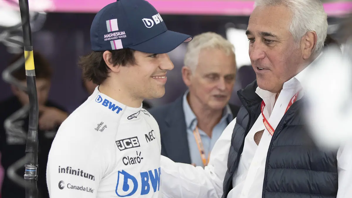 Milliardär Lawrence Stroll - hier mit Sohn Lance - steigt bei Aston Martin ein und bringt ein neues Werksteam an den Start