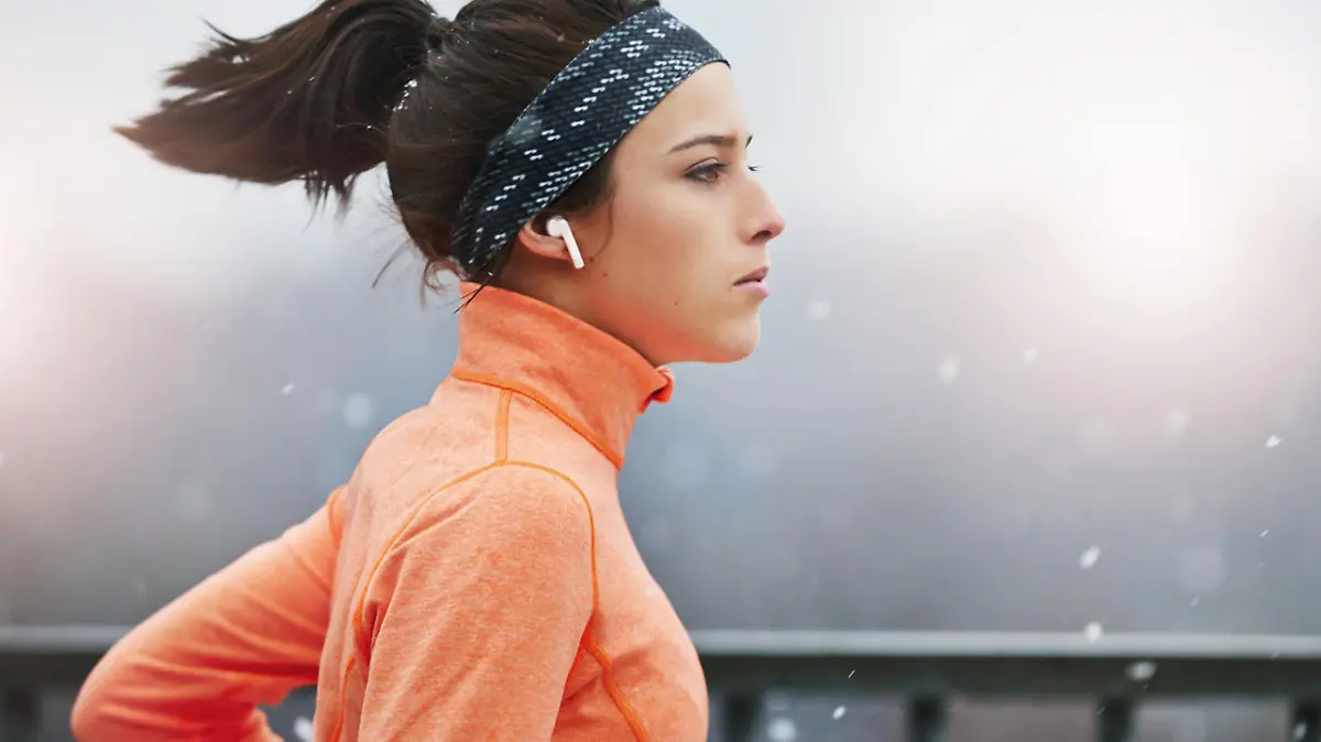 Jogging-Kleidung im Winter