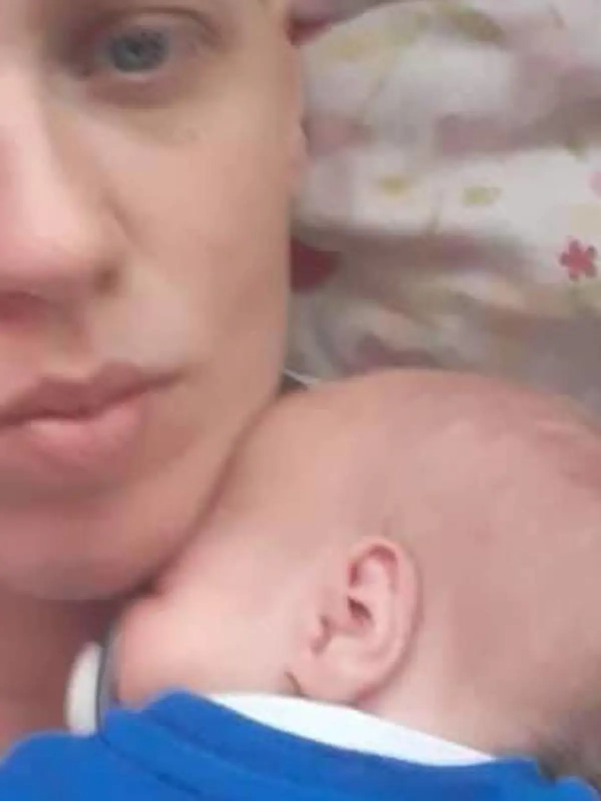 Sarah Milgner mit ihrem Baby