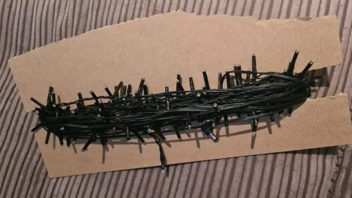Mit einem einfachen Stück Karton kann man sich bei den nächsten Weihnachtsvorbereitungen viel Arbeit ersparen.