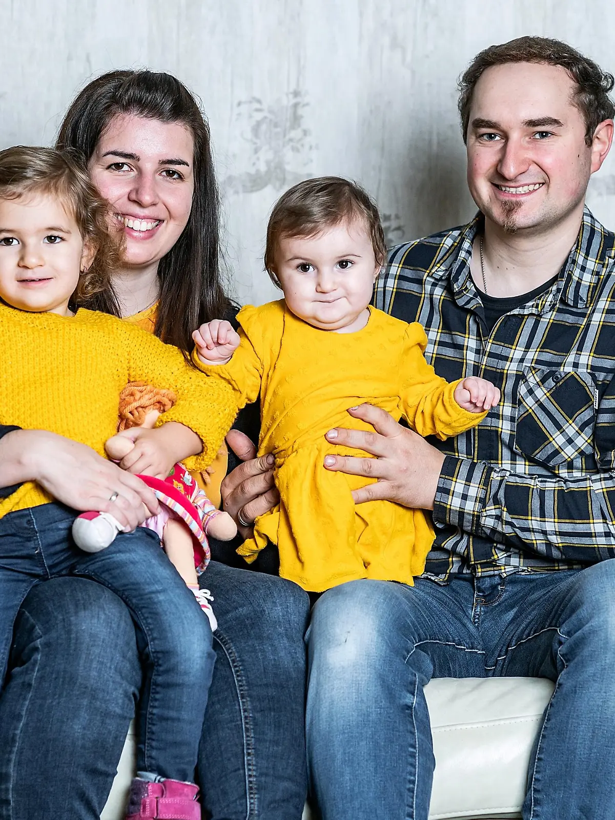 Familie Kröll zu Neujahr