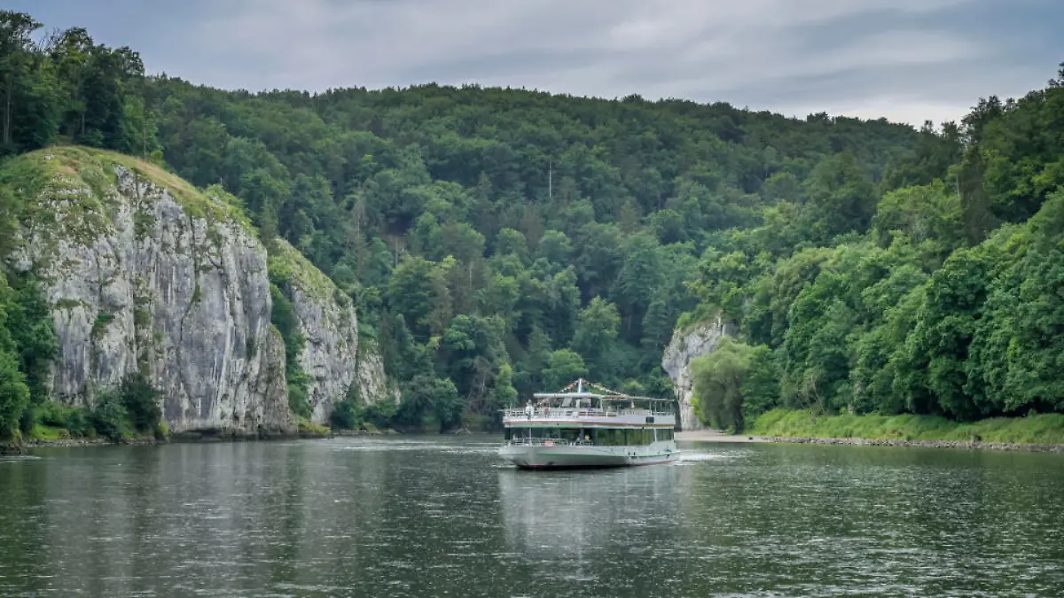 Donaudurchbruch bei Weltenburg, Bayern, Deutschland