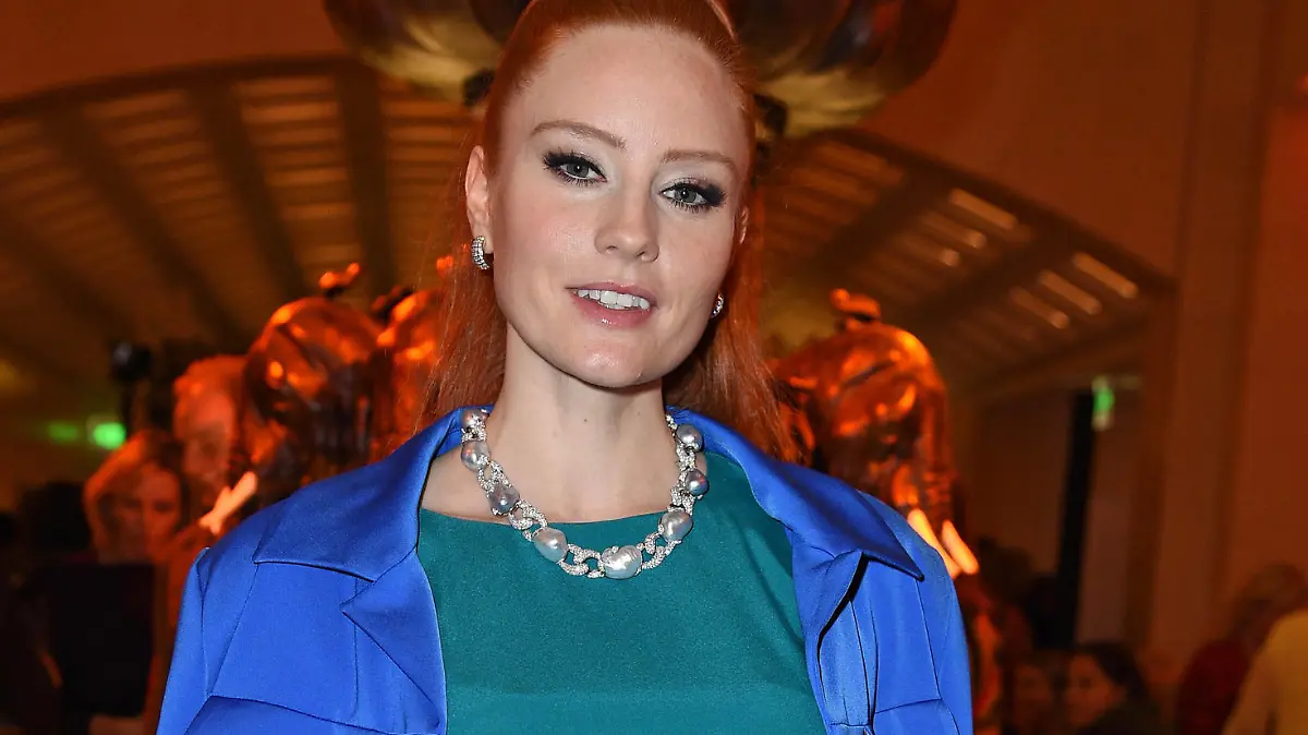 Barbara Meier bei der Anja Gockel Fashion Show im Rahmen der Berlin Fashion Week Herbst / Winter 2020 im Hotel Adlon Kempinski in Berlin am 14.01.2020 *** Barbara Meier at the Anja Gockel Fashion Show as part of the Berlin Fashion Week Fall Winter 2020 at the Hotel Adlon Kempinski in Berlin on 14 01 2020