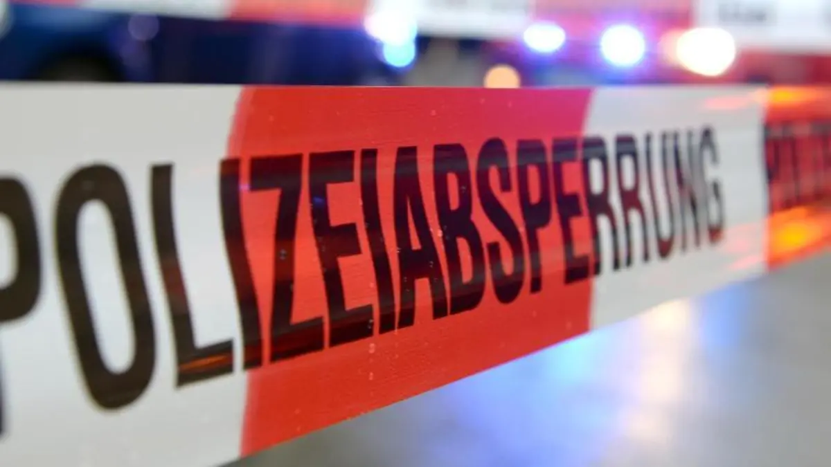 Polizeiabsperrung