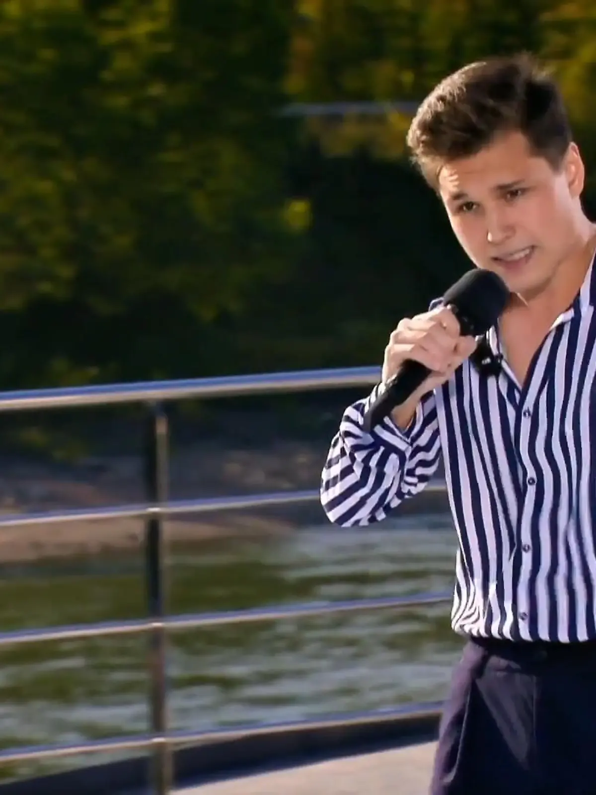 Bild zu: "DSDS-Kandidat Dominic Möws ist der geborene Entertainer"