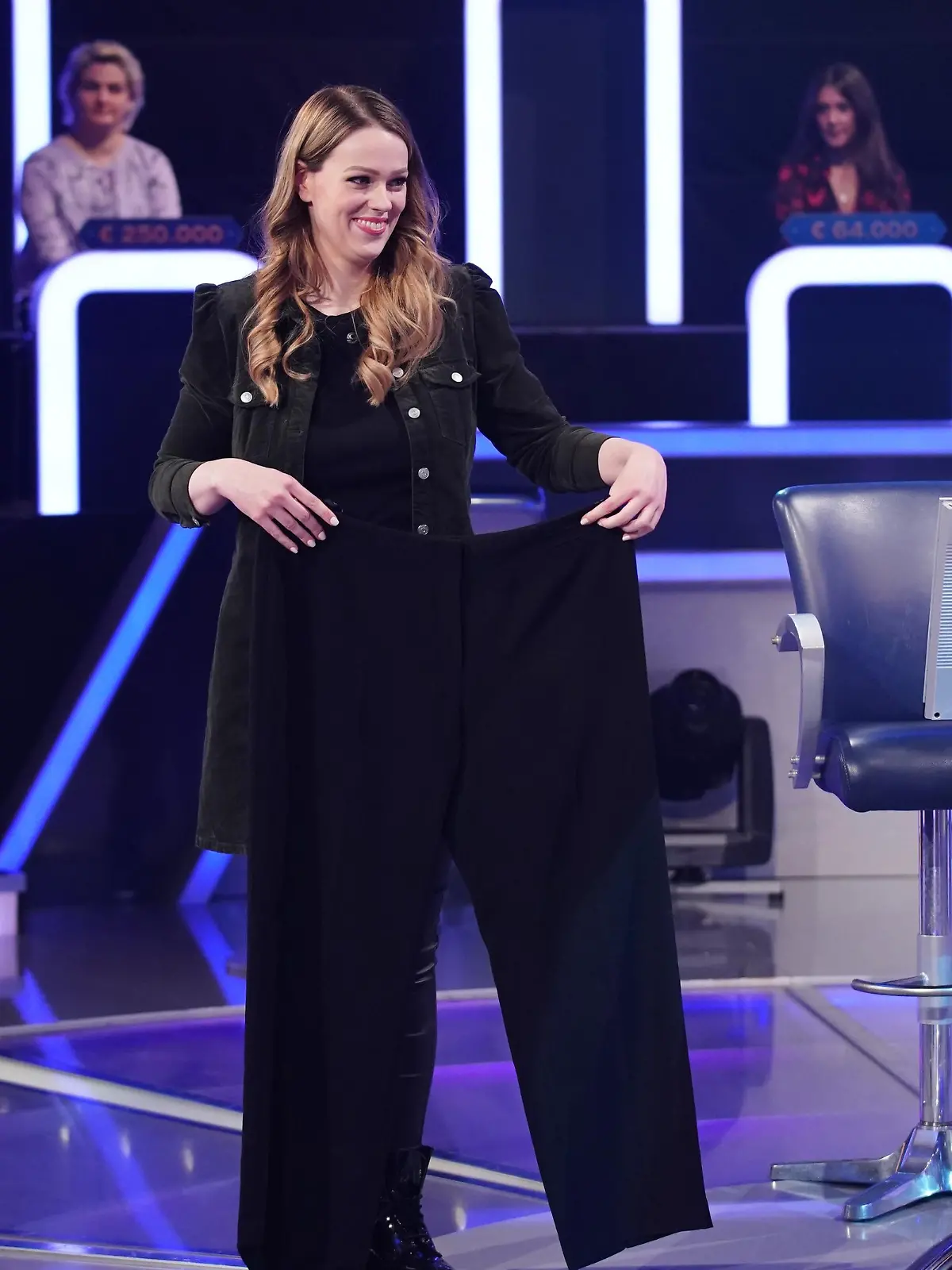 "Wer wird Millionär?"-Kandidatin Dorina Klaus mit ihrer alten Hose