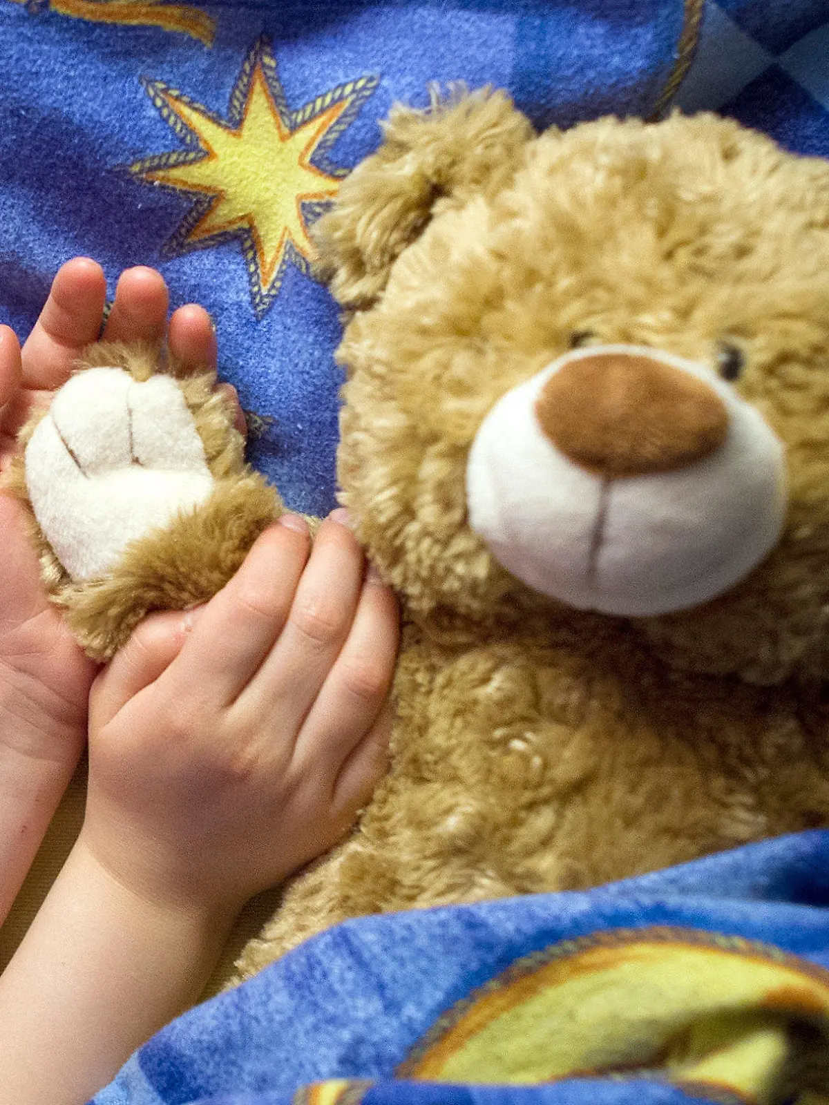 ARCHIV ILLUSTRATION - Ein kleines Mädchen  liegt am 28.03.2013 mit ihrem Kuschelteddy in ihrem Bett in Sieversdorf (Brandenburg). Belgien könnte die Sterbehilfe bald auf todkranke Kinder und Jugendliche ausweiten. Dann hätten auch Minderjährige unter bestimmten Umständen das Recht, aktive Sterbehilfe zu verlangen. Am 13.02.2014 stimmt die belgische Abgeordnetenkammer über eine entsprechende Gesetzesänderung ab. Foto: Patrick Pleul/dpa (zu dpa "Belgien steuert auf Sterbehilfe für Minderjährige zu" vom 13.02.2014) +++(c) dpa - Bildfunk+++