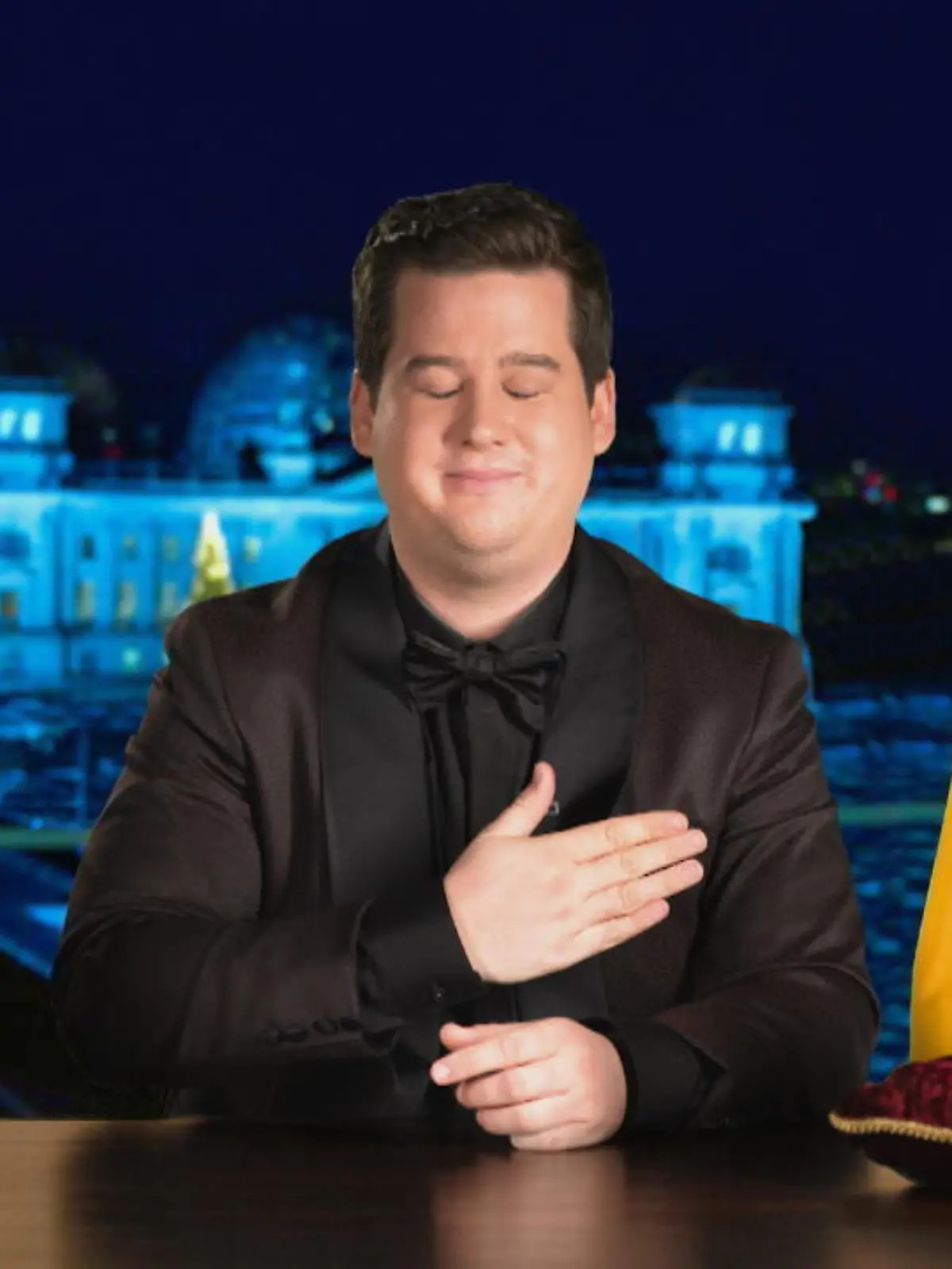 Chris Tall hält die RTL-Neujahrsansprache.