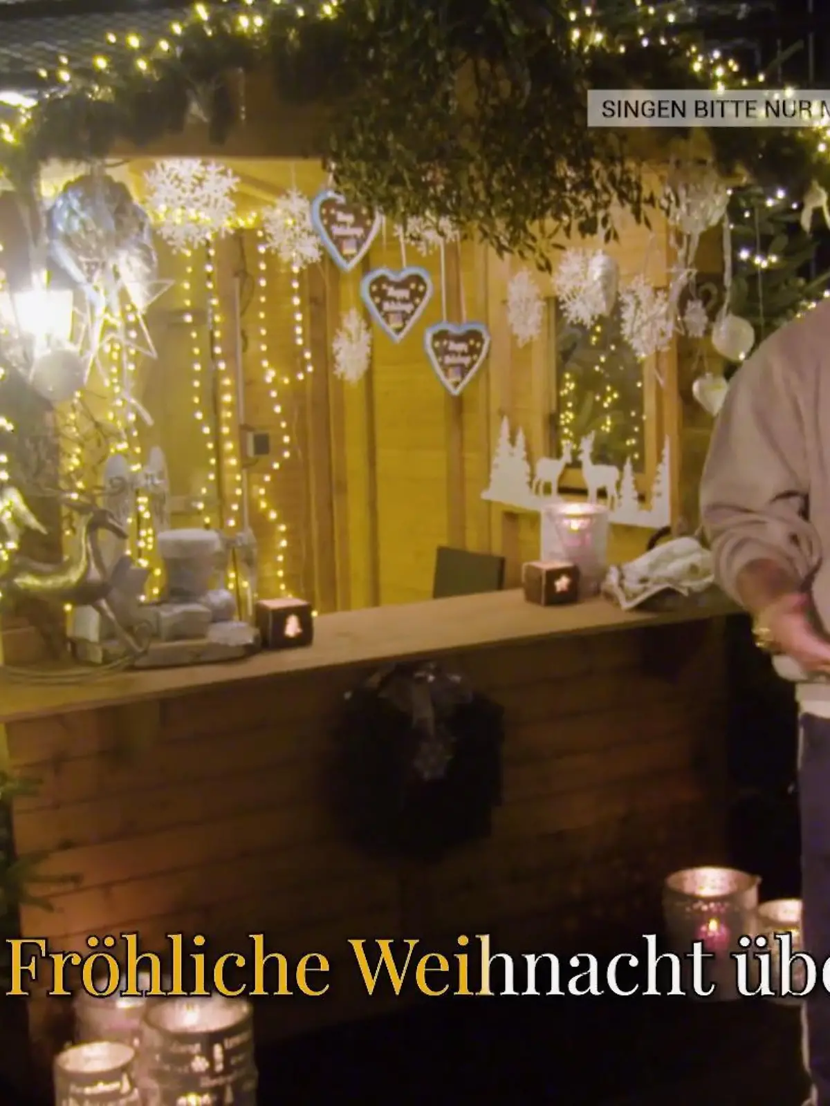 Sarah und Pietro Lombardi beim Weihnachtssingen