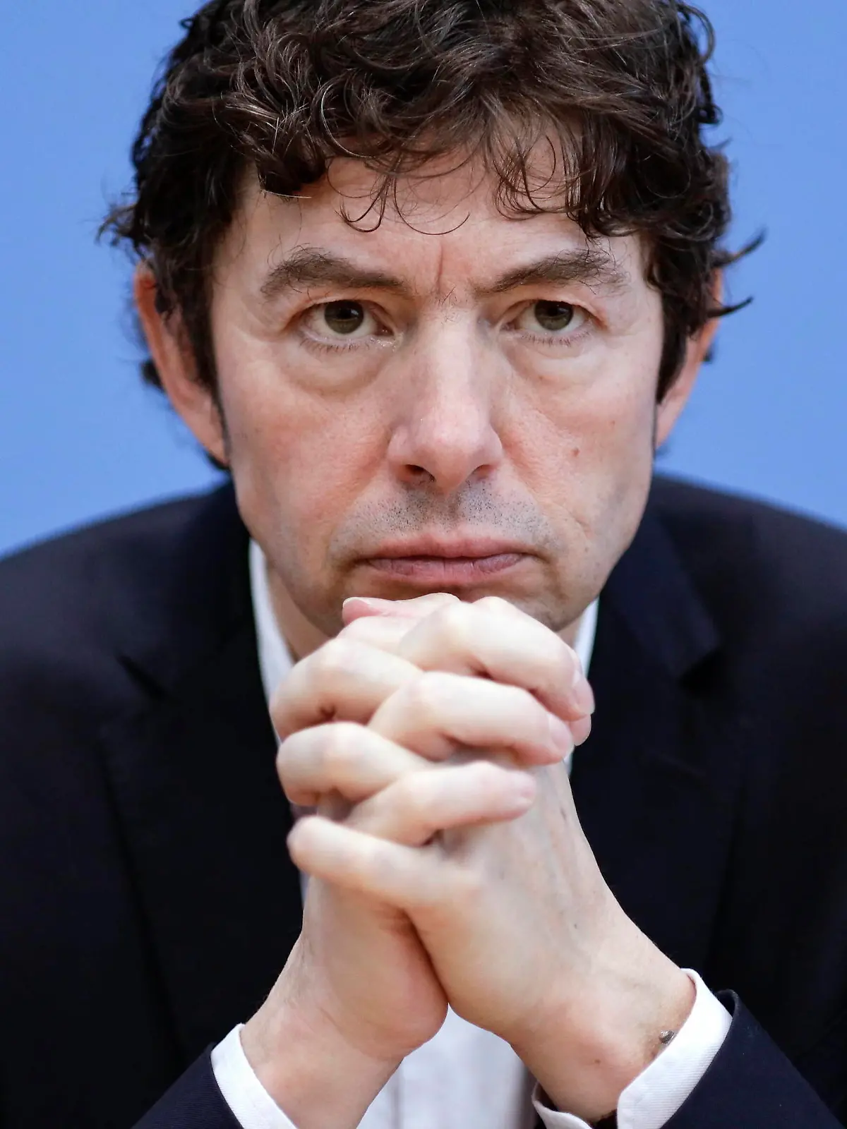  02.03.2020, Berlin, Deutschland - Pressekonferenz: Unterrichtung des Bundesministeriums fuer Gesundheit zum Umgang mit dem Coronavirus. Foto: Prof. Dr. Christian Drosten, Direktor Institut fuer Virologie, Charite Berlin. *** 02 03 2020, Berlin, Germany Press conference Briefing of the Federal Ministry of Health on handling the coronavirus Photo Prof Dr Christian Drosten, Director Institute of Virology, Charite Berlin