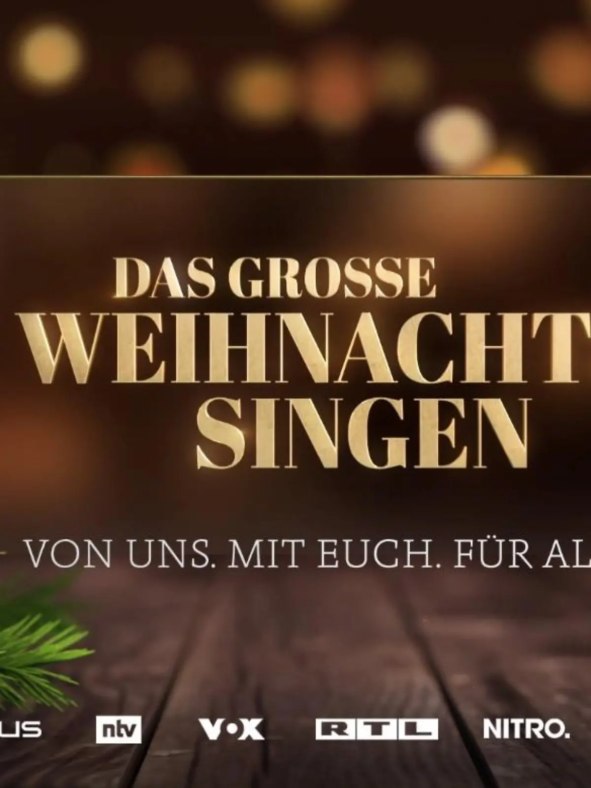 Nur bei RTL: „Das große Weihnachtssingen - Von uns. Mit Euch. Für alle“