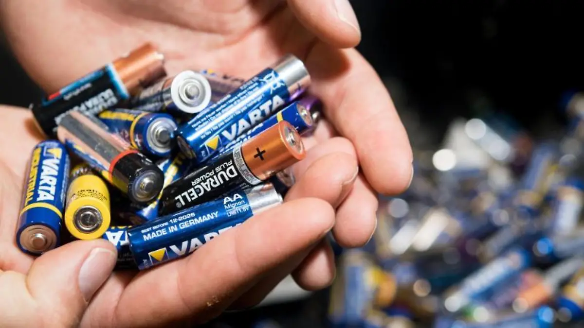 Rückgabe von alten Batterien