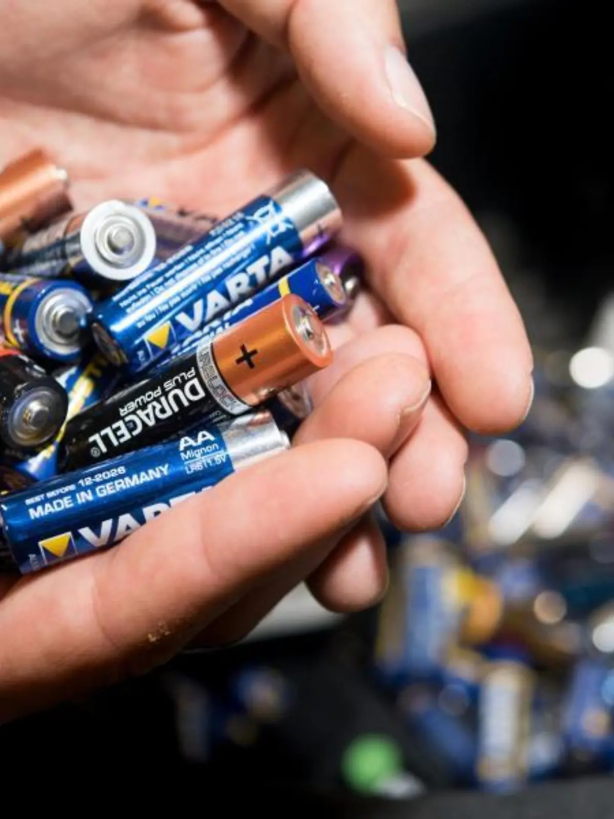 Rückgabe von alten Batterien