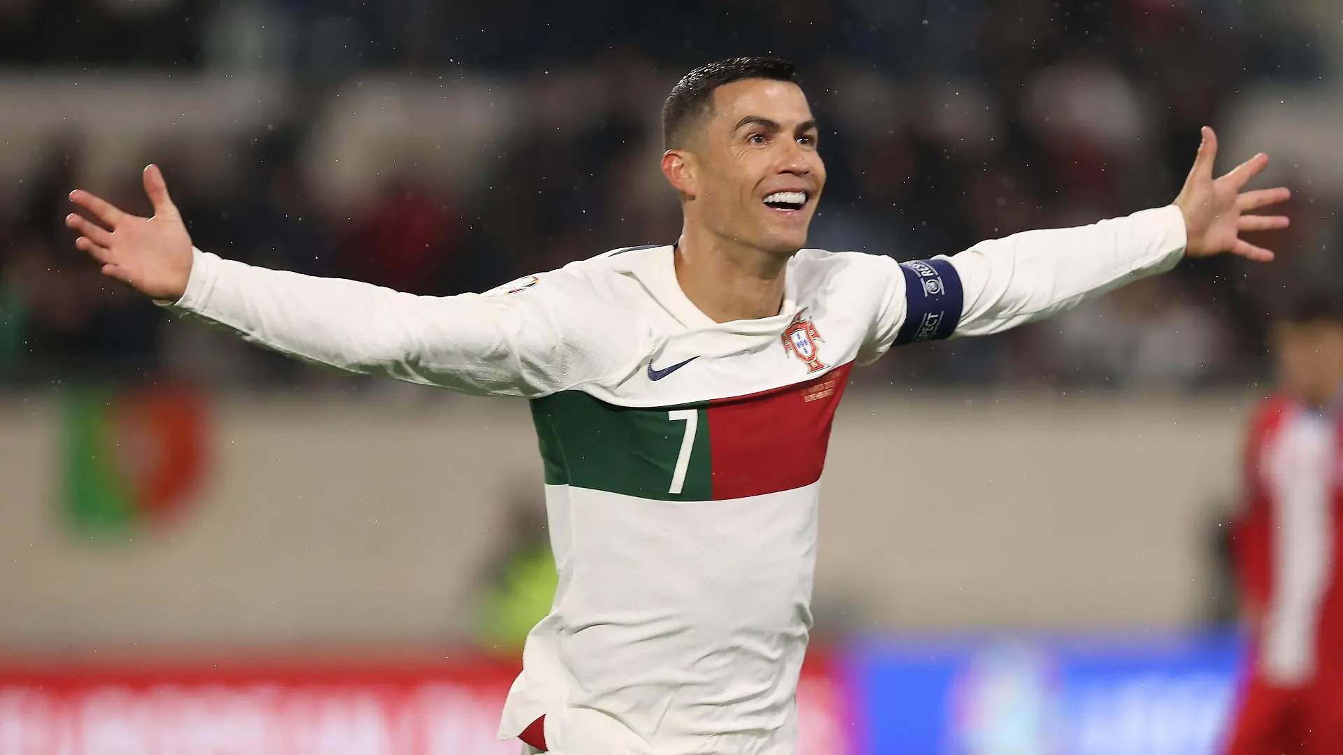 Luxembourg, 26.03.2023 EURO 2024 Qualifiers Group J Luxembourg - Portugal v.l.,Cristiano Ronaldo Portugal, Torjubel, Goal celebration, celebrate the goal *** Luxembourg, 26 03 2023 EURO 2024 Qualifiers Group J Luxembourg Portugal v l ,Cristiano Ronaldo Portugal , Goal celebration, celebrate the goal Copyright: JoaquimxFerreira