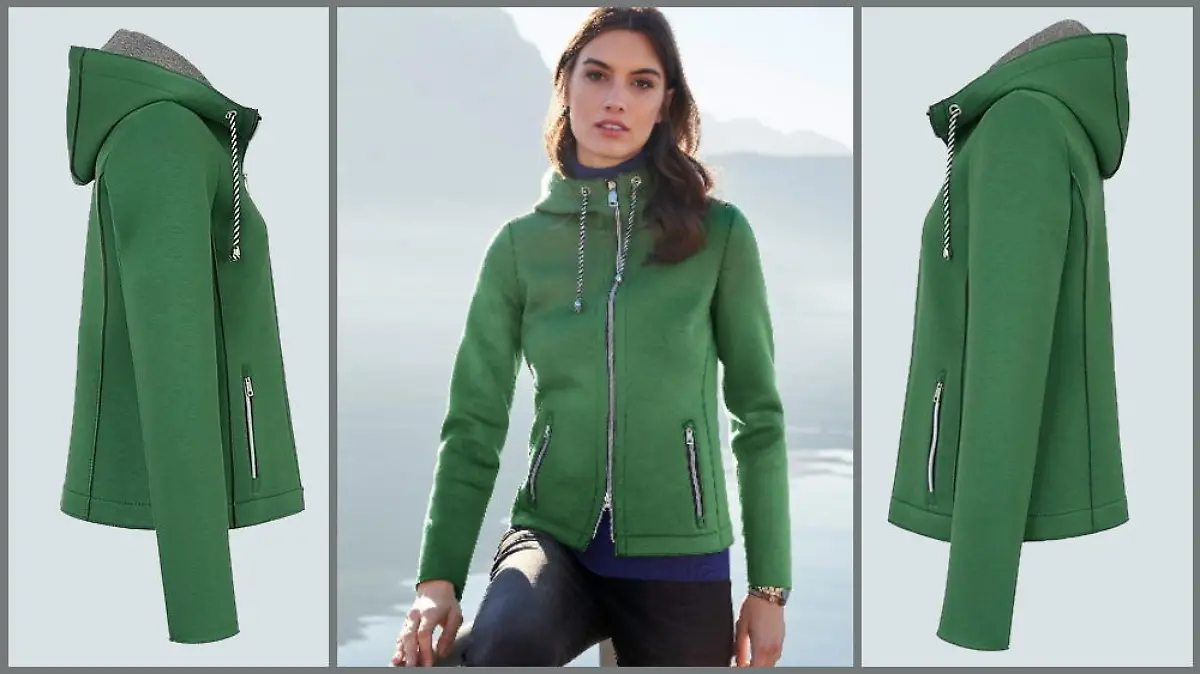 Funktionsjacke in Grün