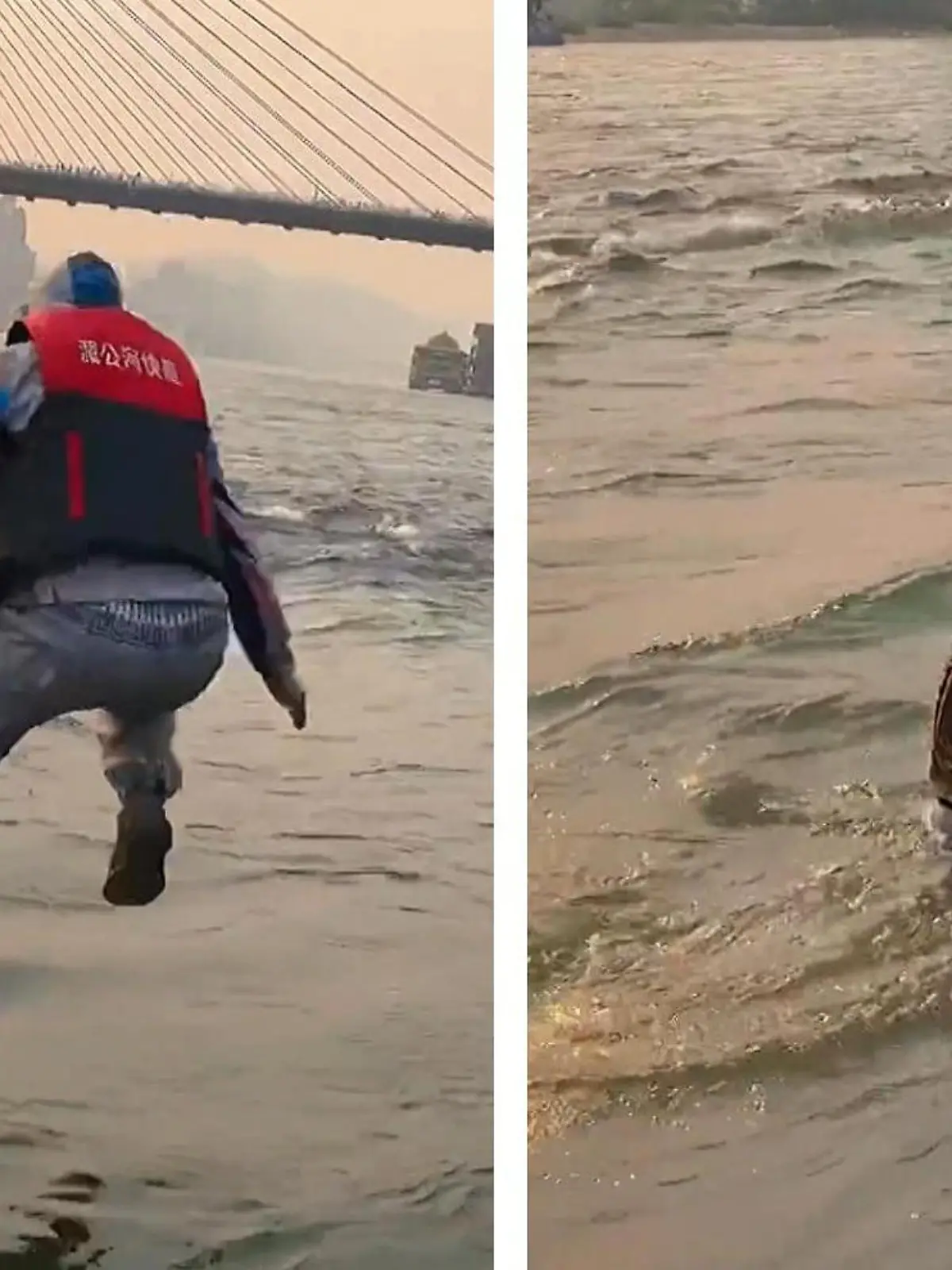 Ein vierjähriger Junge ist im Fluss Lancang Jiang im Südwesten Chinas von der Strömung erfasst worden, droht zu ertrinken. Gut, dass Kapitän Xiao Guangming mit seinem Boot gerade auf dem Rückweg zur Küste ist. Dabei entdeckt er den Jungen, fährt erst nah genug an ihn, um ihn dann mit einem Sprung ins Wasser vor dem Ertrinken zu retten.
