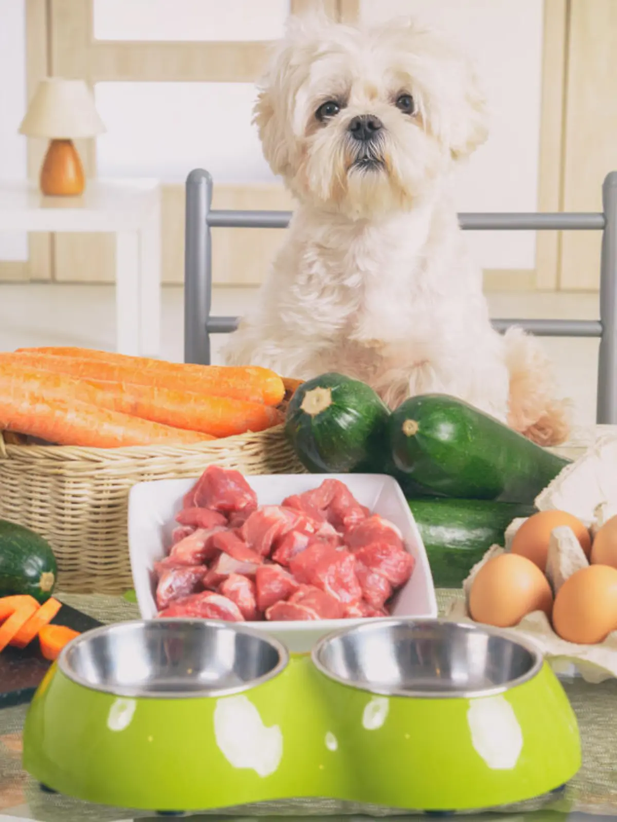 Kochen Sie das Futter für Ihren Hund doch einfach selbst. Das spart nicht nur Geld, sondern sie wissen auch, was drin steckt.