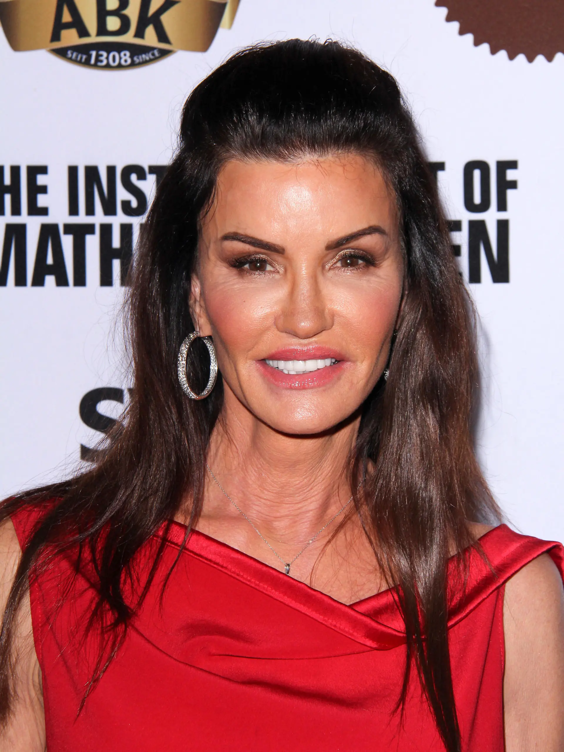 Stock photos from Janice Dickinson's most recent public appearance at The Instagram Art Of Mathu Andersen Exhibition Opening Party on November 14, 2014 at the World Of Wonder in Hollywood, California.